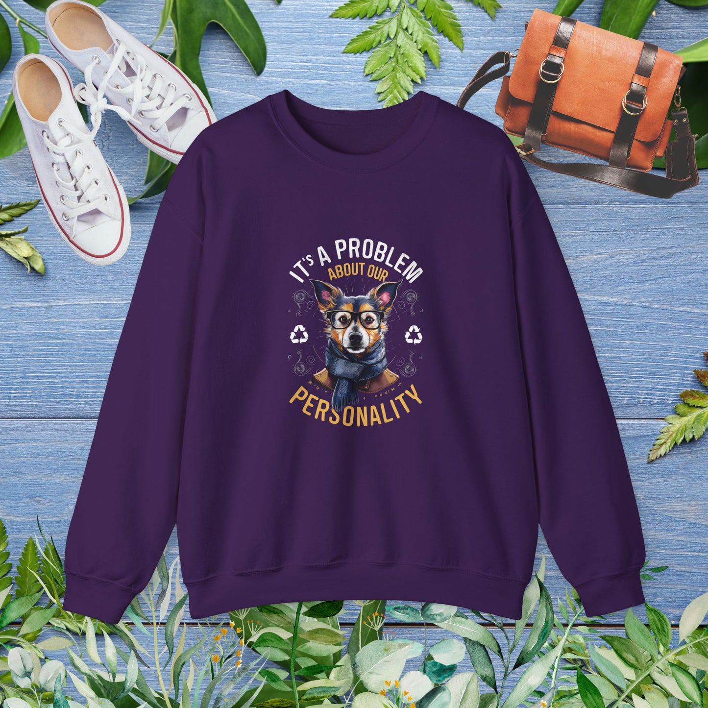 Problem About Your Personality Crewneck Sweatshirt - furevermama