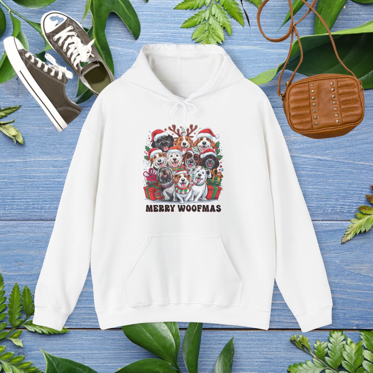 Merry Woofmas Unisex Hoodie - furevermama
