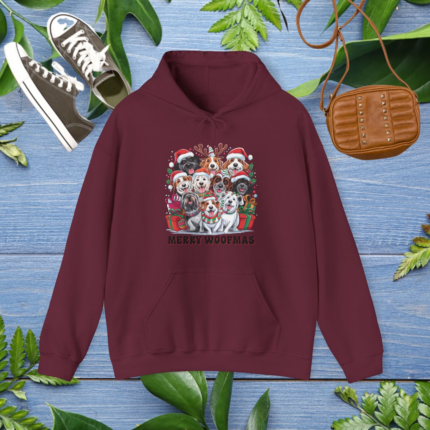 Merry Woofmas Unisex Hoodie - furevermama