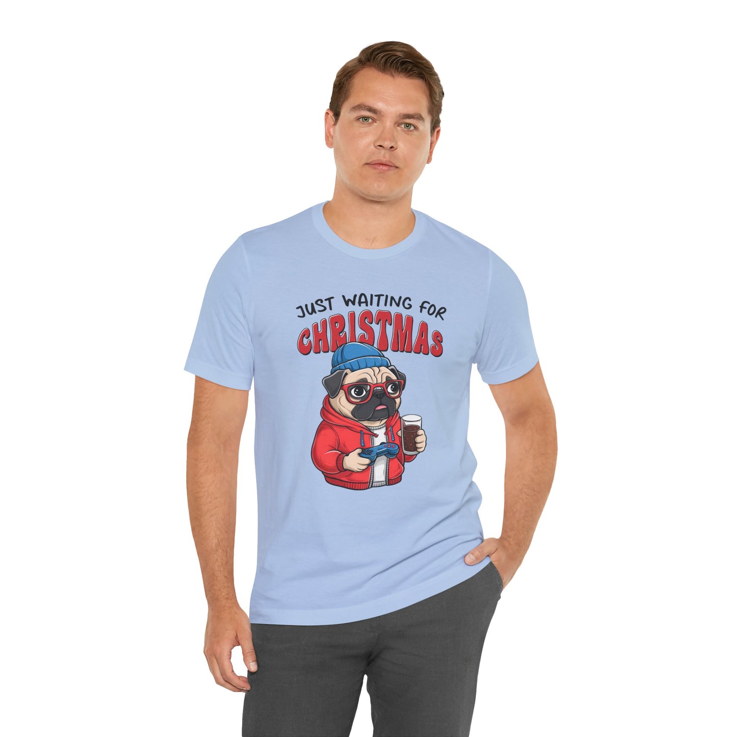 Just Waiting For Christmas, Bulldog Jersey Tee - furevermama