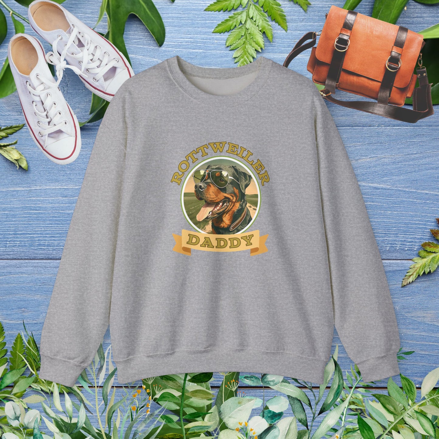 Rottweiler Daddy Sweatshirt - furevermama
