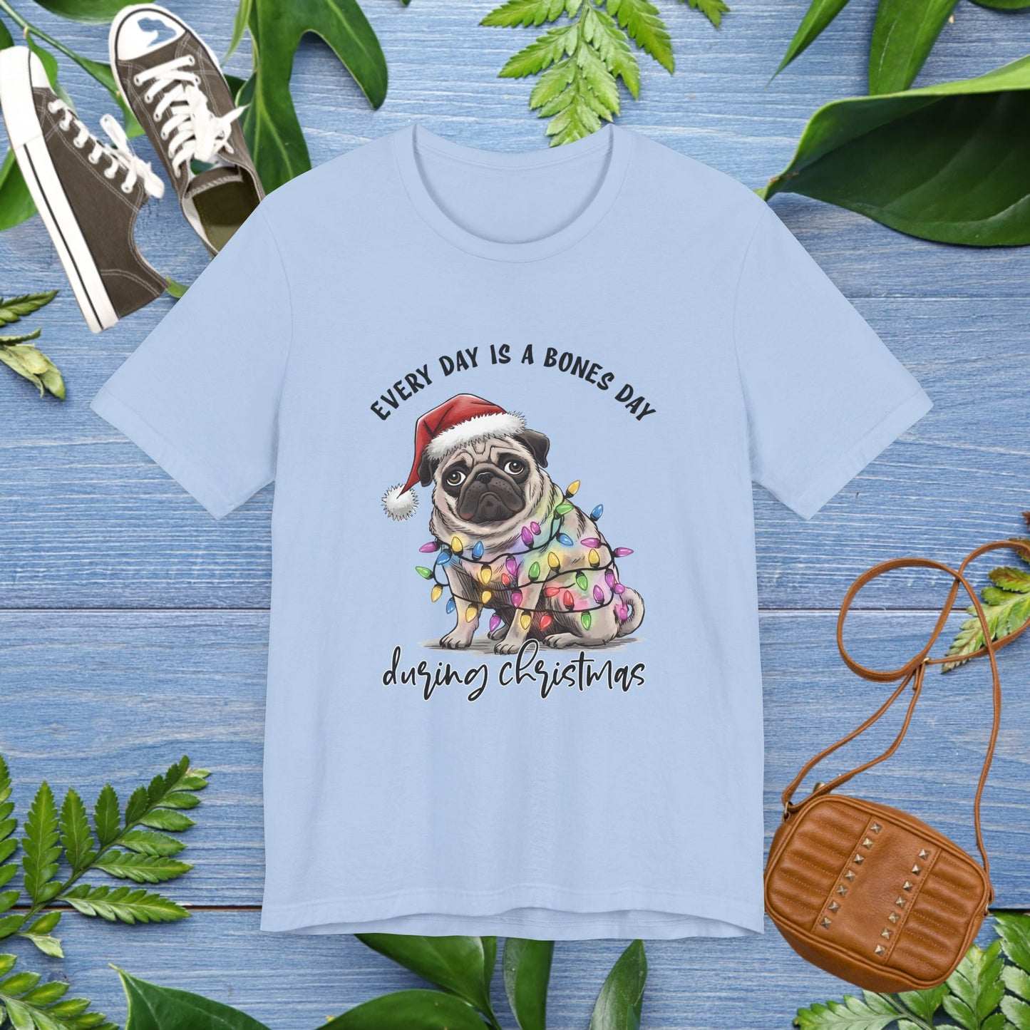 Everyday Is Bones Day During Christmas, Bulldog Unisex T-Shirt - furevermama