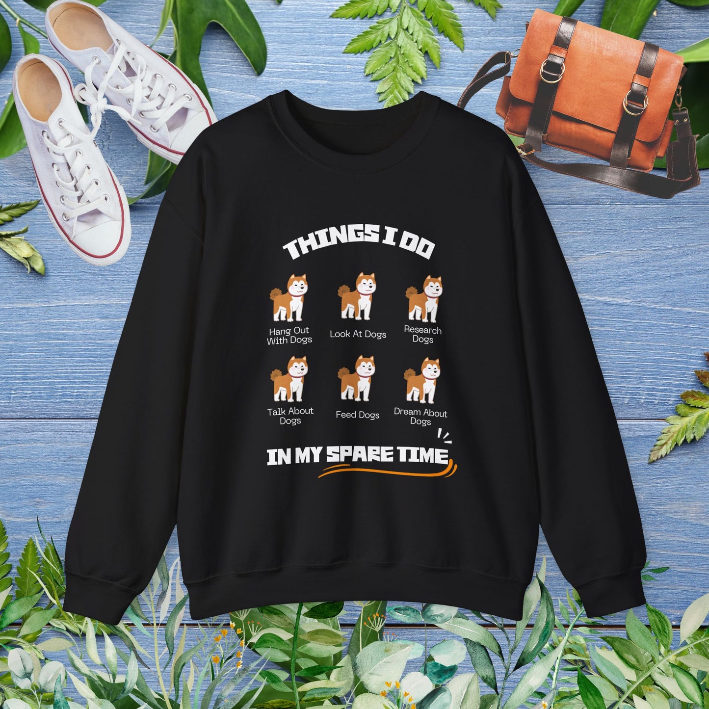 Things I Do In My Spare Time Unisex Heavy Blend™ Crewneck Sweatshirt - furevermama
