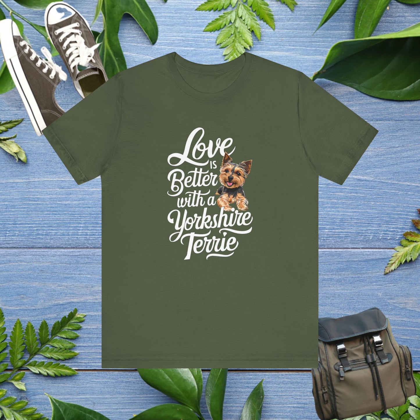 Life Is Better With A Terrie Yorkshire Unisex T-Shirt - furevermama
