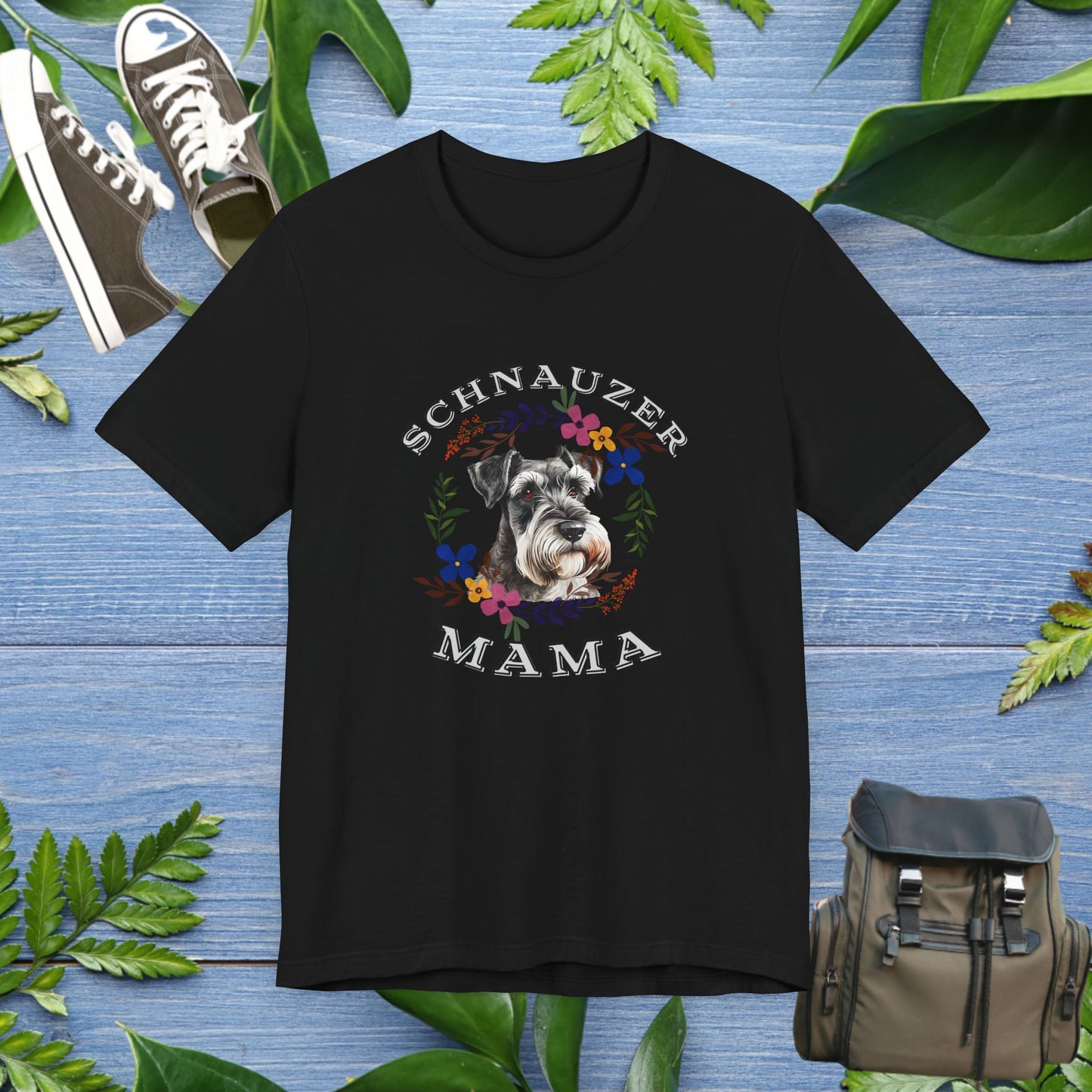 Schnauzer Mama T-Shirt - furevermama