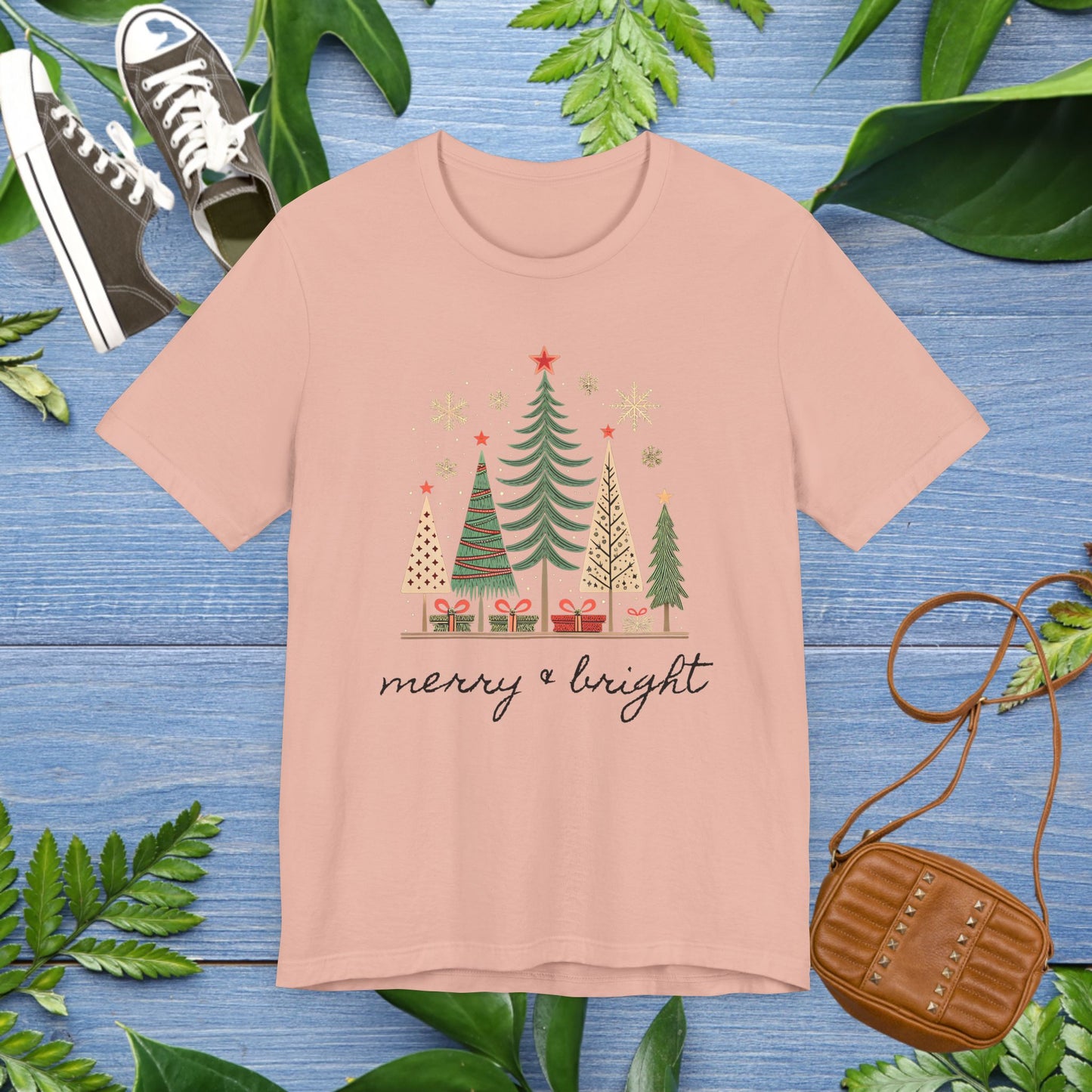 Vintage Christmas Tree Unisex Short Sleeve T-Shirt - furevermama