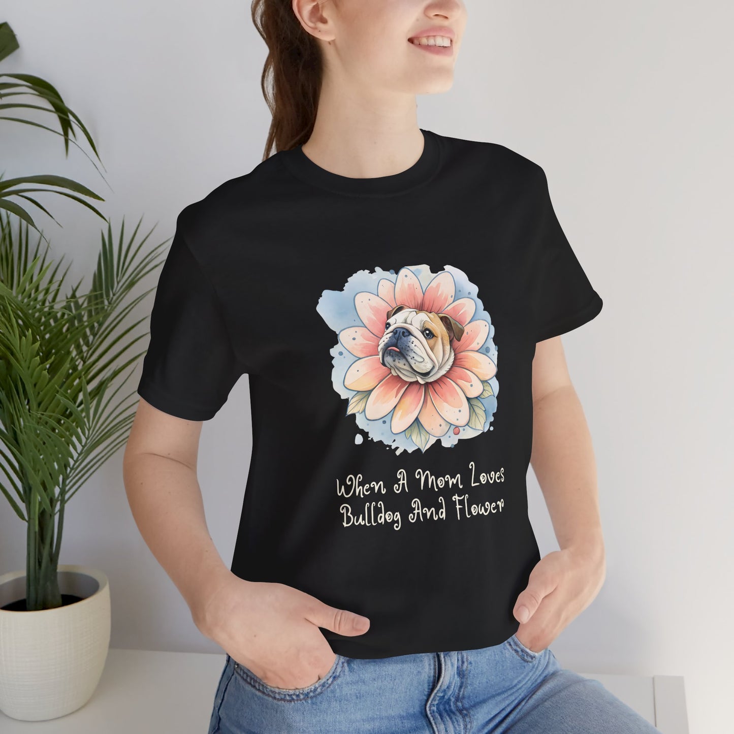 Bulldog Flower T-Shirt - furevermama