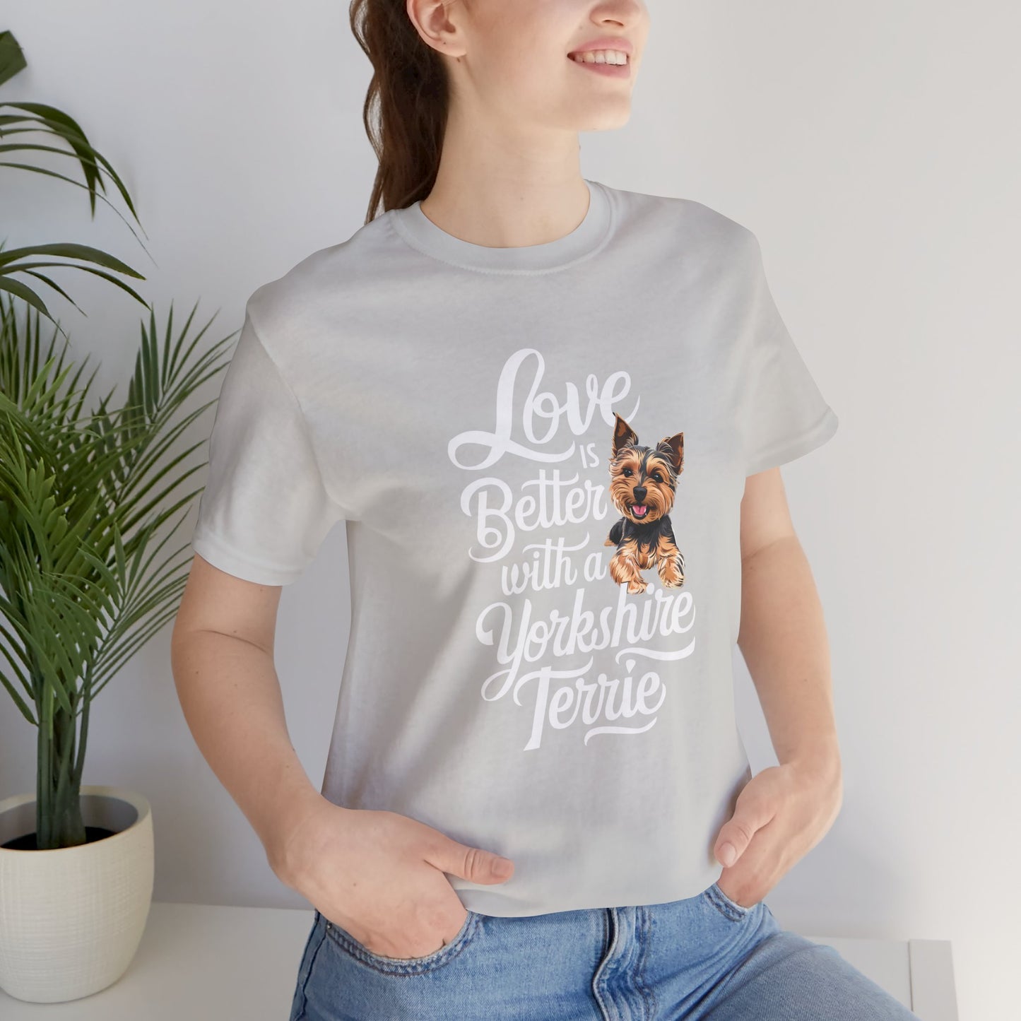 Life Is Better With A Terrie Yorkshire Unisex T-Shirt - furevermama