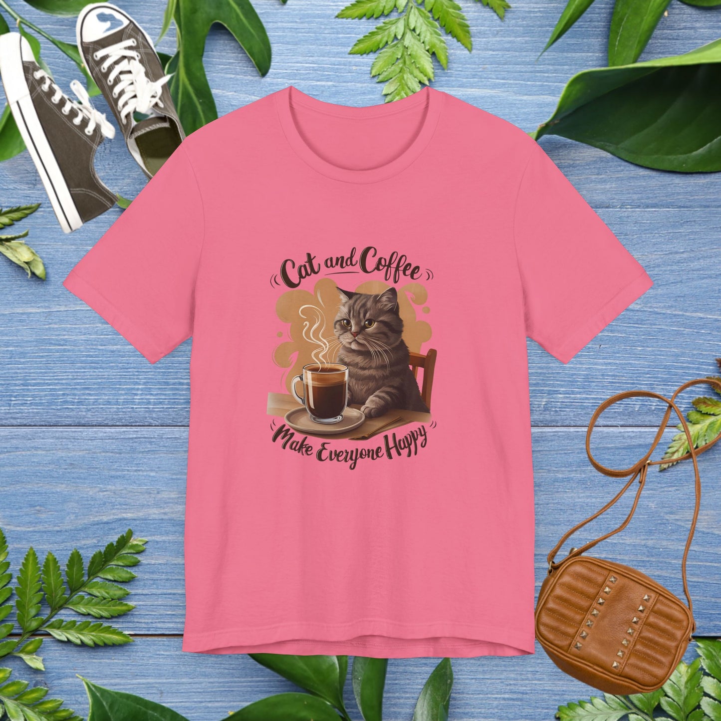 Cat and Coffee T-Shirt - furevermama