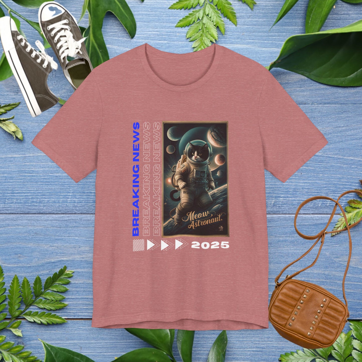 Astronaut Breaking News Unisex T-Shirt - furevermama