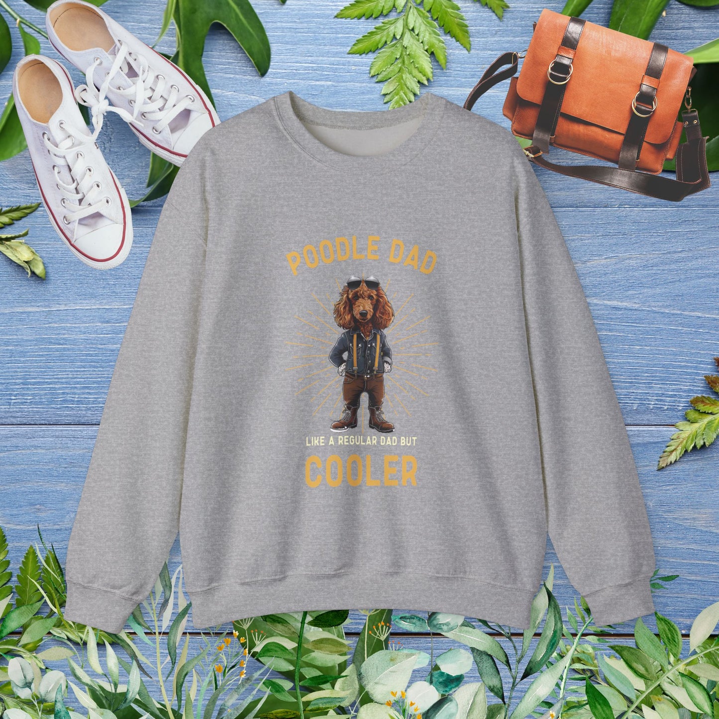 Cooler Poodle Dad Sweatshirt - furevermama
