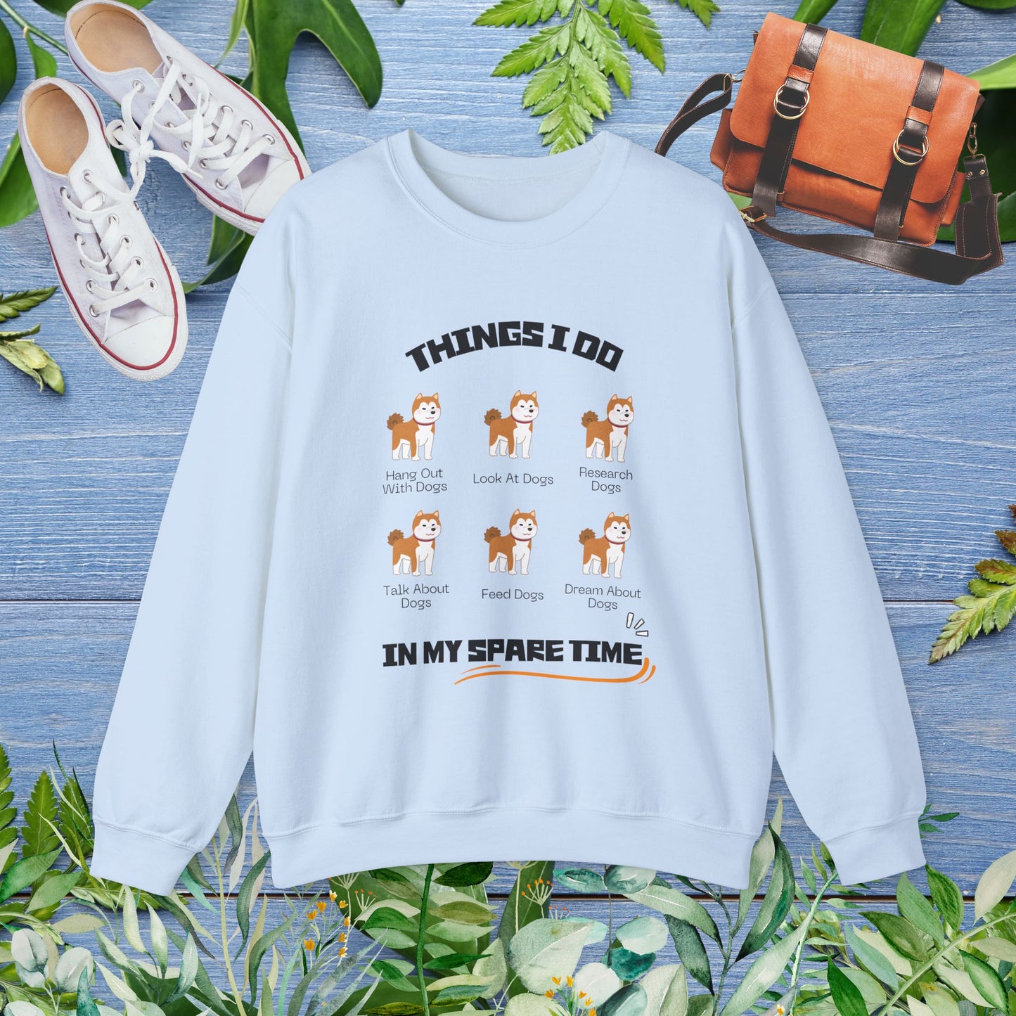 Things I Do In My Spare Time Unisex Heavy Blend™ Crewneck Sweatshirt - furevermama