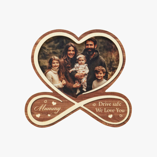 Drive Safe Car Visor Clip - Personalised Photo Gift To Family, Boyfriend, Girlfriend - furevermama