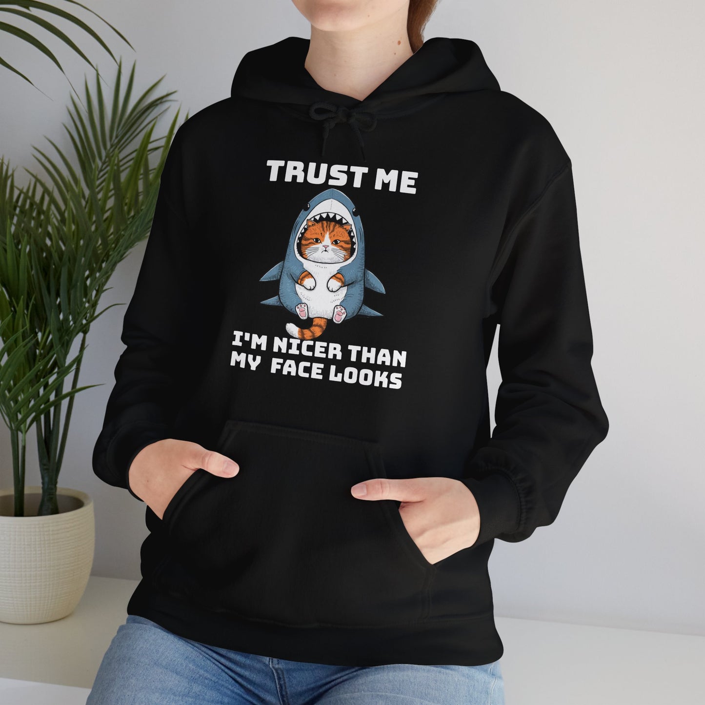 Cat In Shark Costume Unisex Hoodie - furevermama