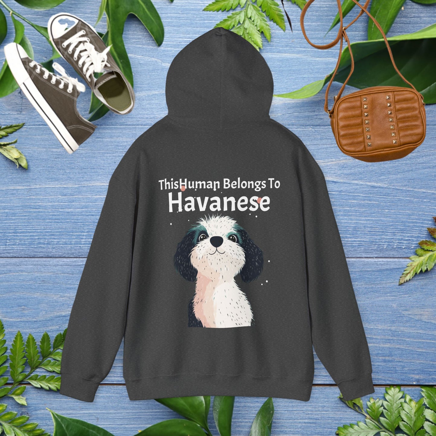 This Human Belongs To Havanese Unisex Hoodie - furevermama