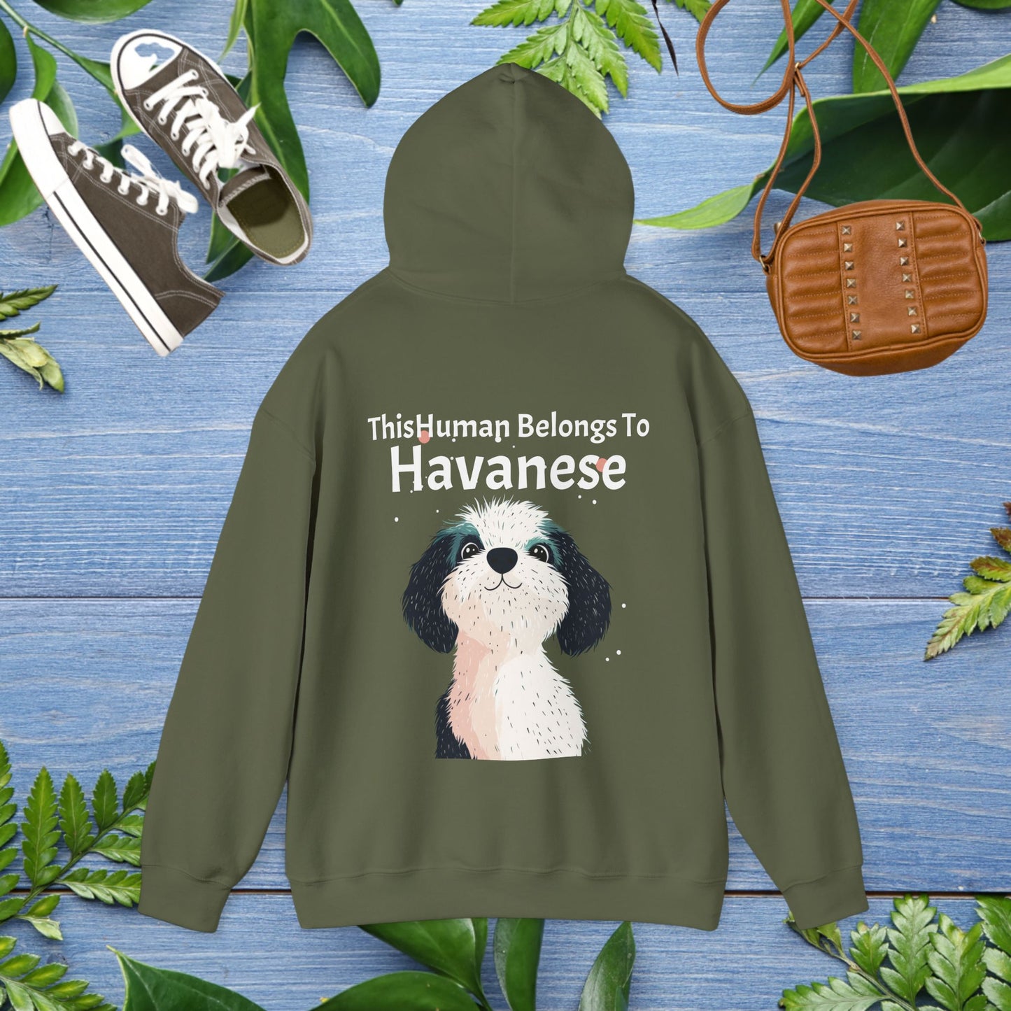This Human Belongs To Havanese Unisex Hoodie - furevermama