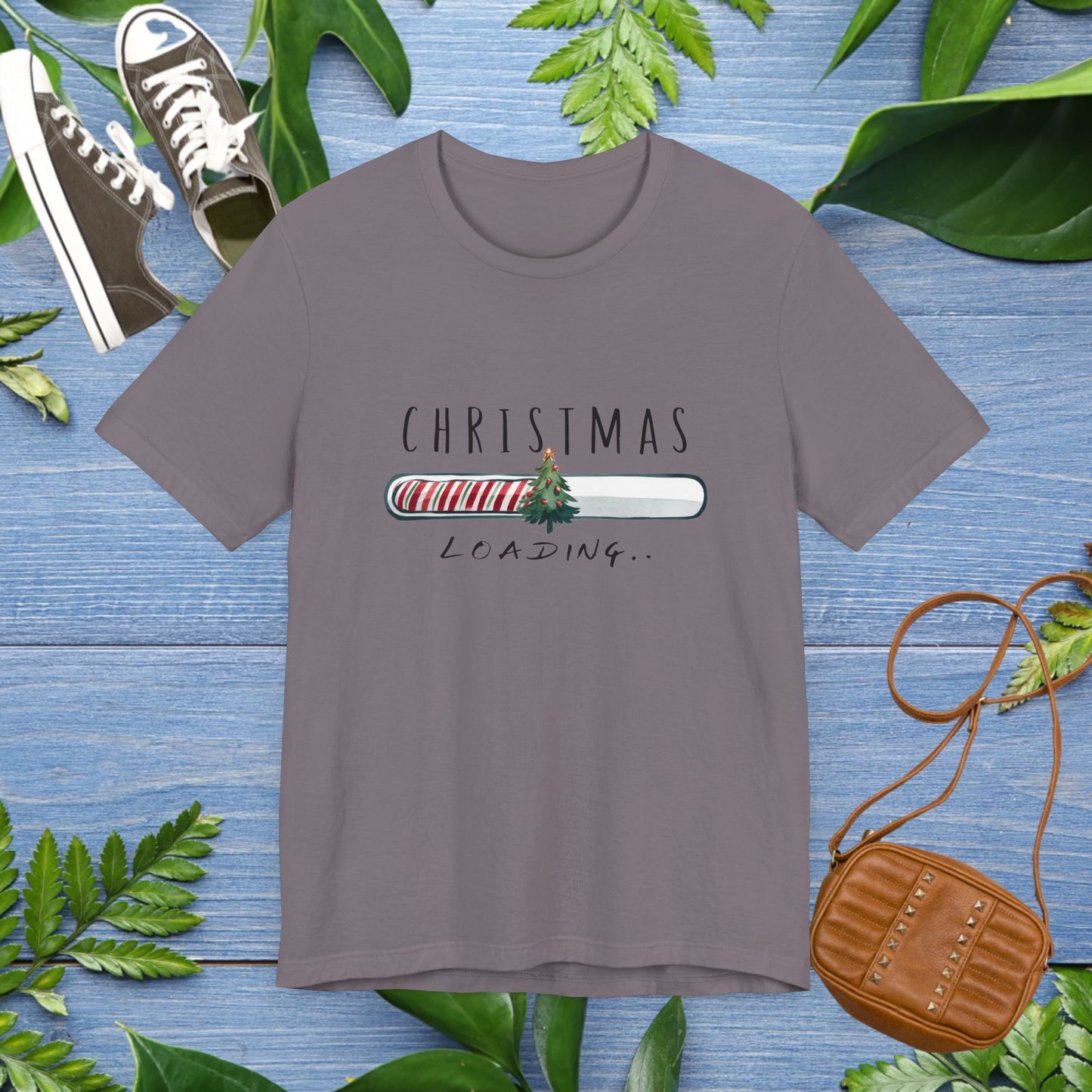Christmas Is Loading Short Sleeve T-Shirt - furevermama