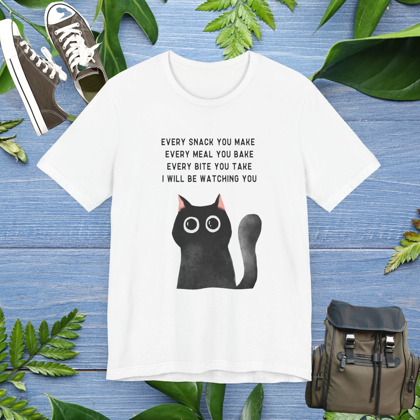 I Will be Watching You Cat Graphic Unisex T-Shirt - furevermama