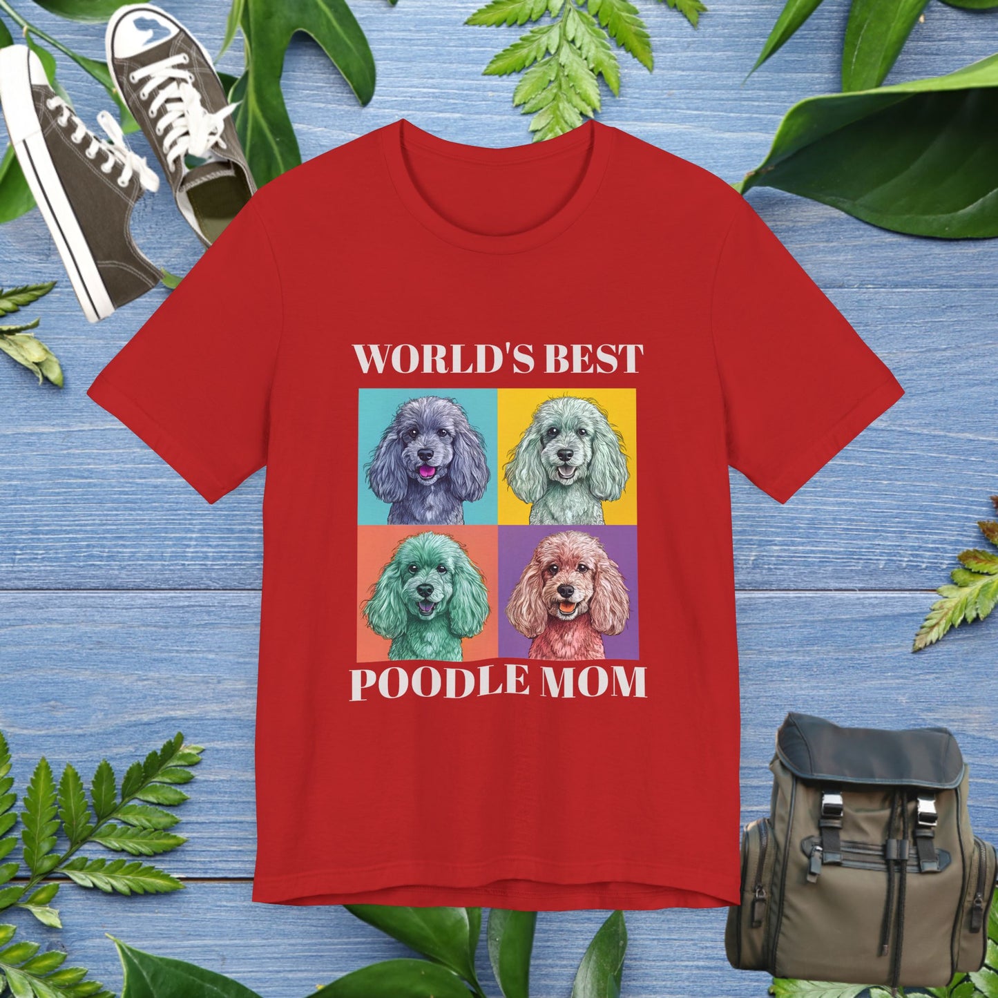 Poodle Color My Life T-Shirt - furevermama