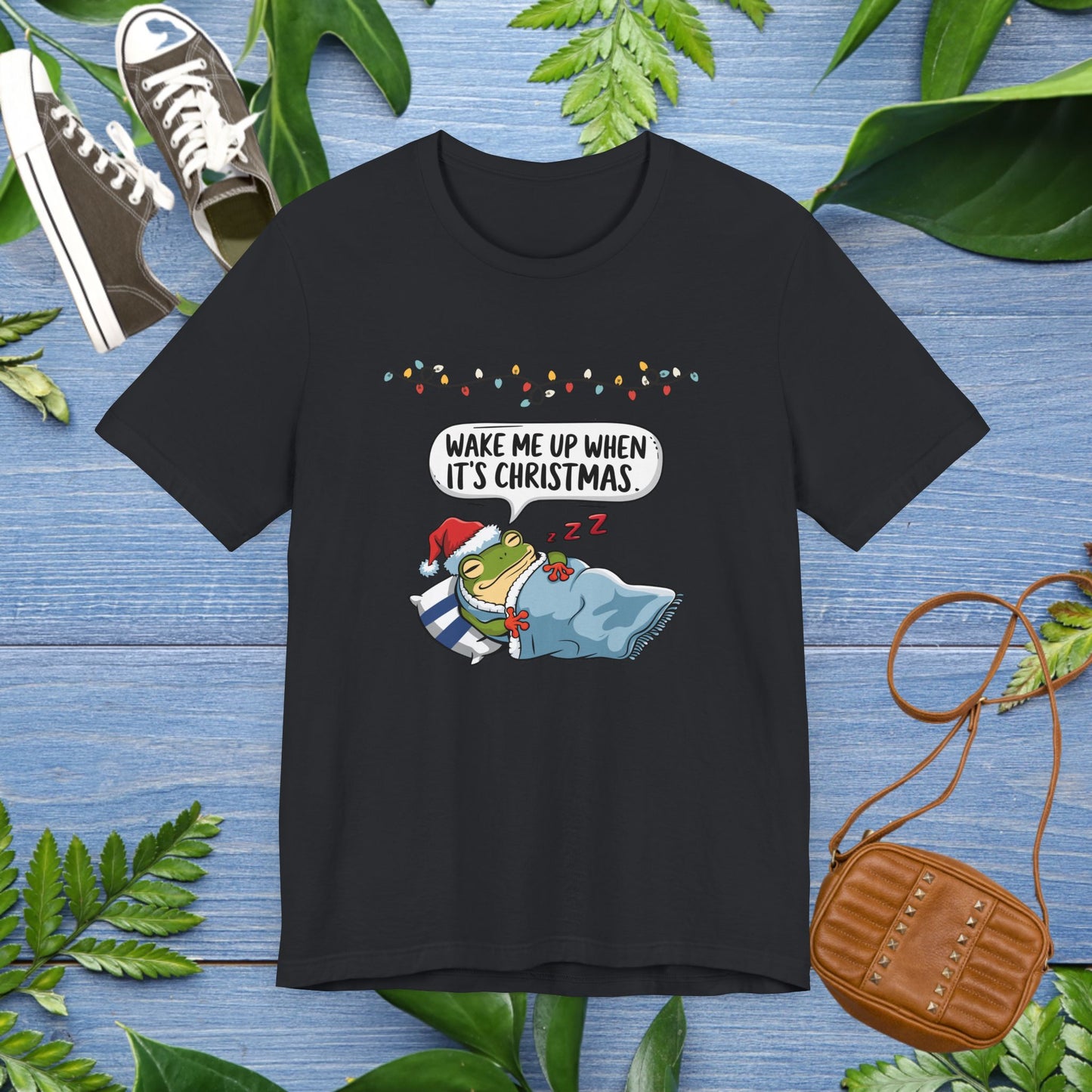 Wake Me Up When It's Christmas, Froggy Jersey T-Shirt - furevermama