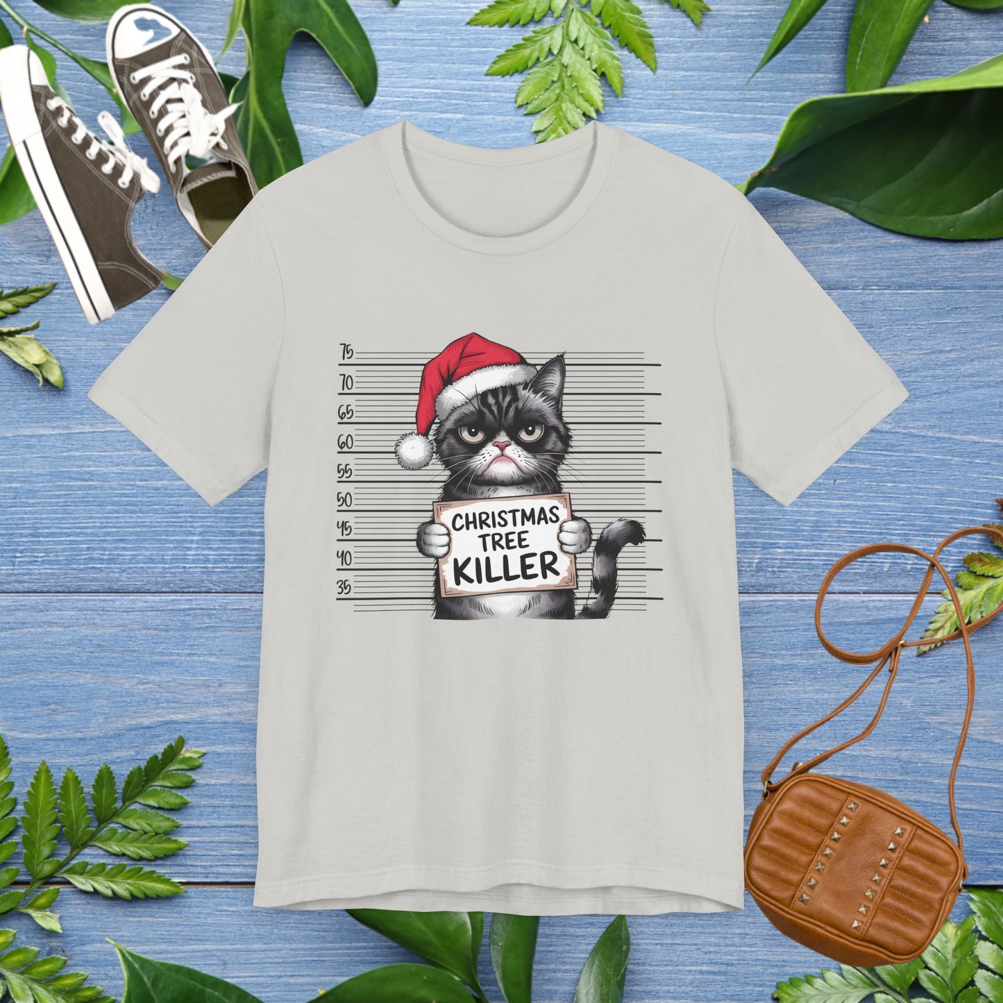 Christmas Tree Killer, Cat Graphic T-Shirt - furevermama