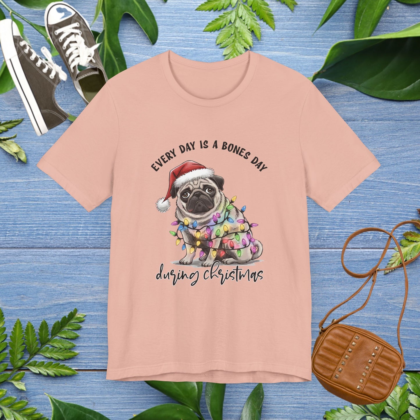 Everyday Is Bones Day During Christmas, Bulldog Unisex T-Shirt - furevermama