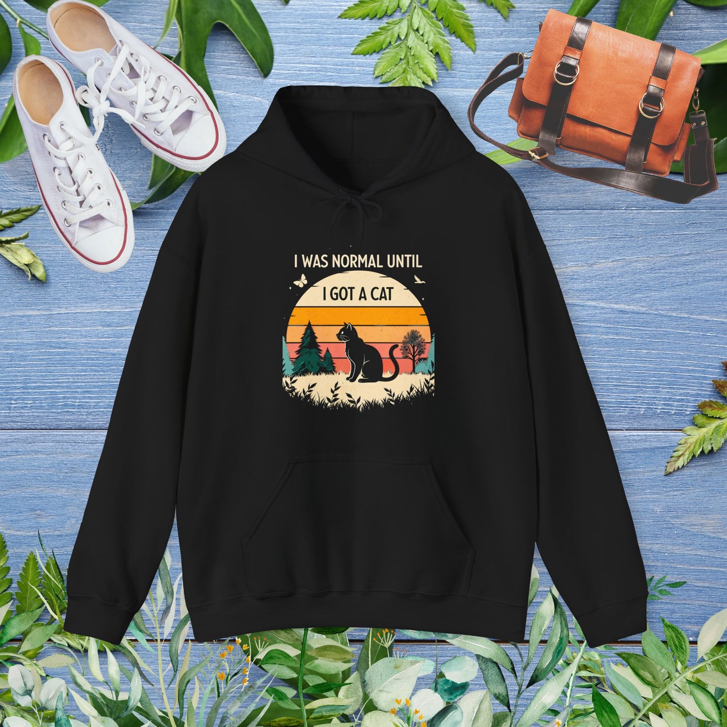 I Was Normal Unit I Got A Cat Hoodie - furevermama