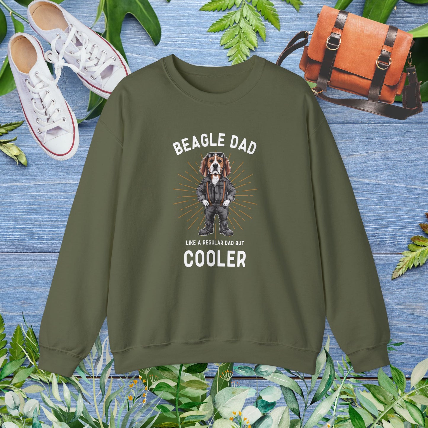 Cooler Beagle Dad Sweatshirt - furevermama