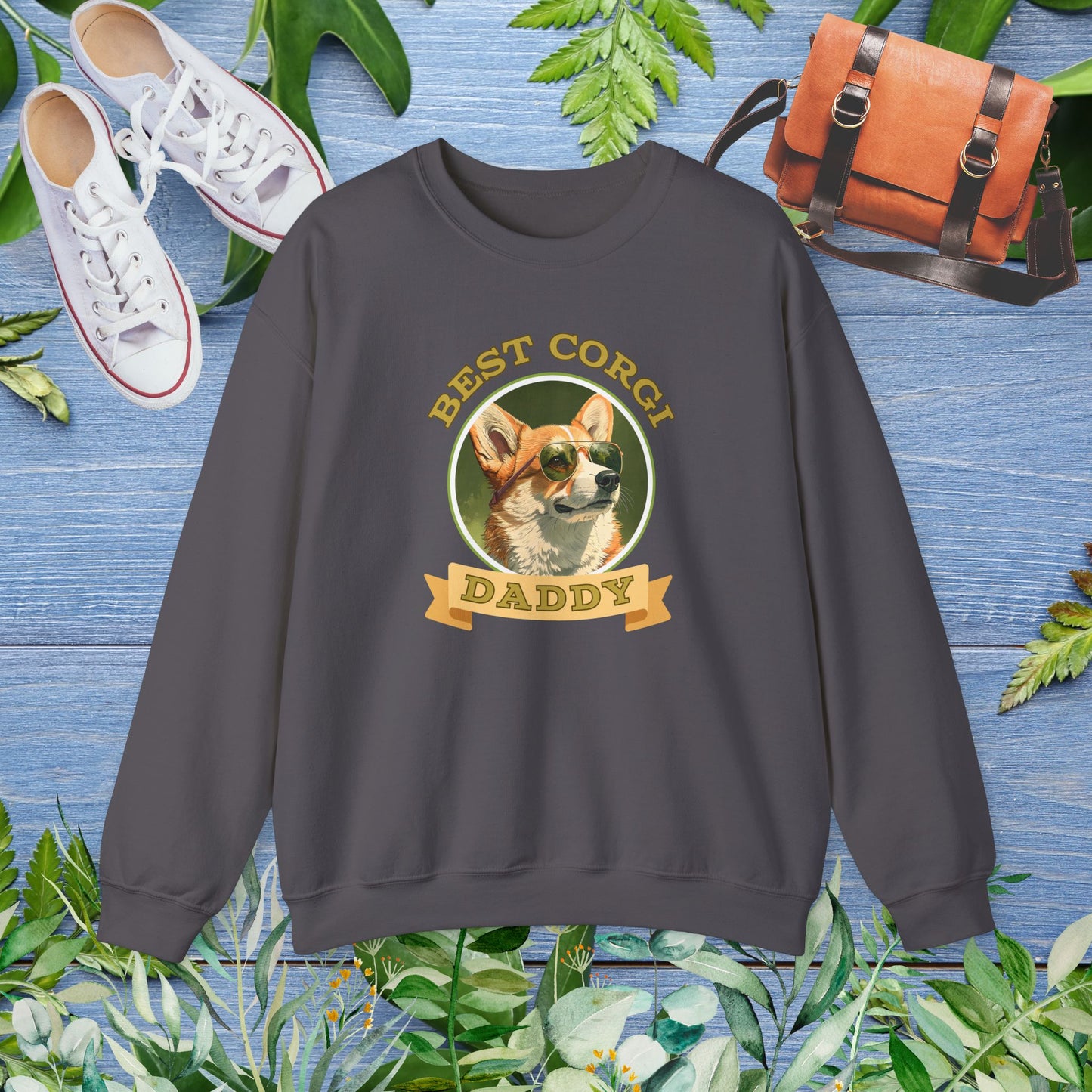 Best Corgi Daddy Ever Sweatshirt - furevermama