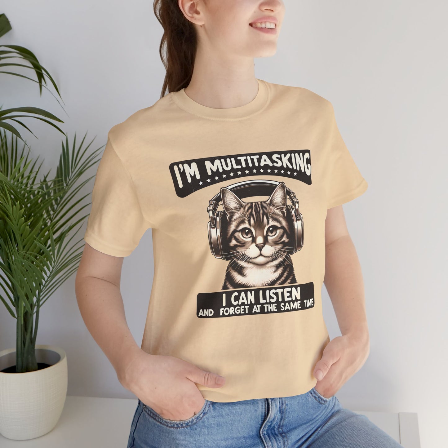 Multi-Tasking Cat Jersey Tee - furevermama