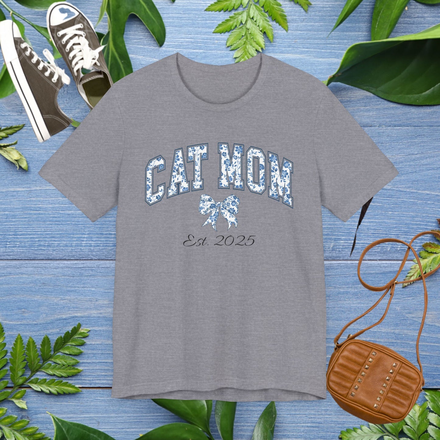 Cat Mom Personalized T-Shirt