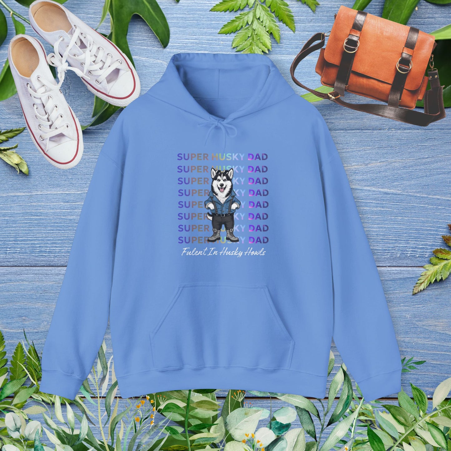 Super Husky Dad Hoodie - furevermama