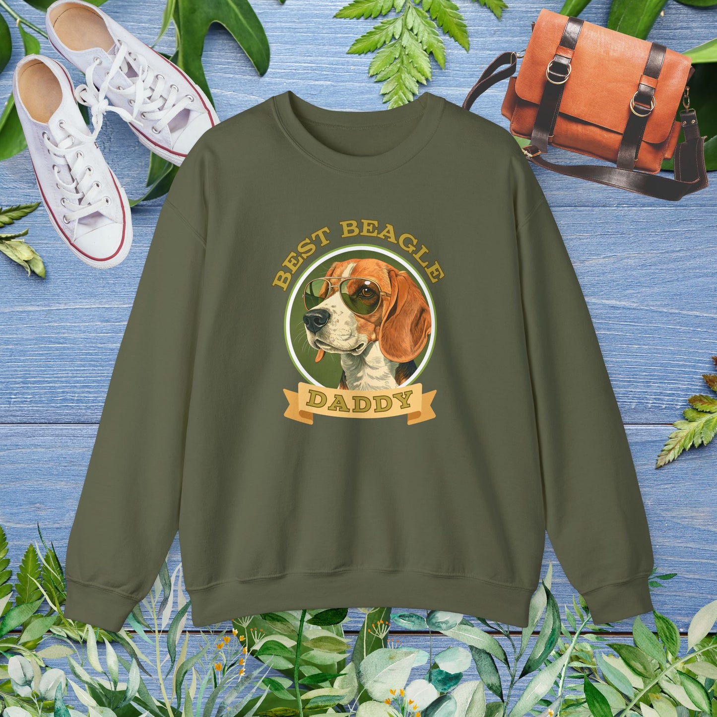 Best Beagle Daddy Sweatshirt - furevermama