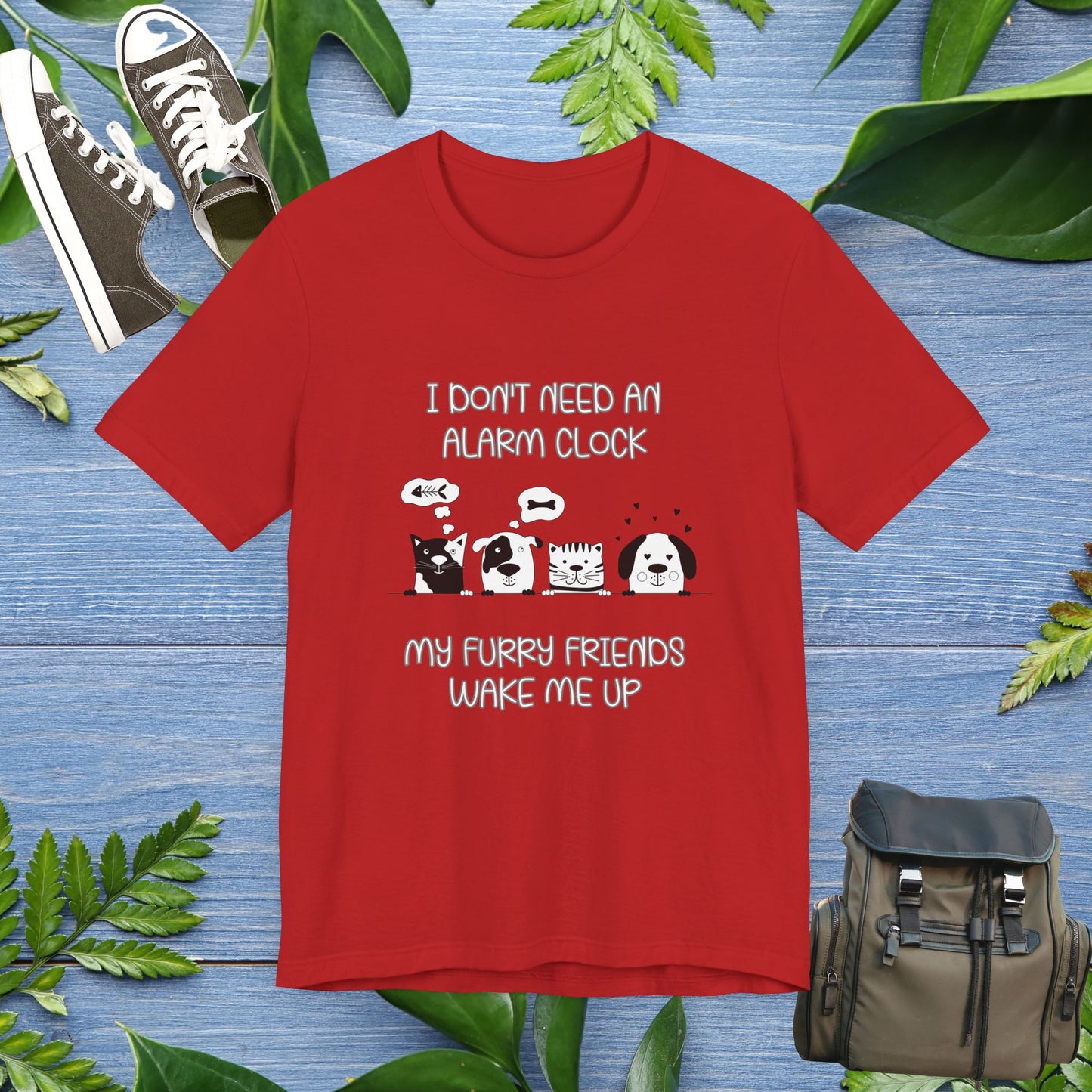 My Furry Friends Wake Me Up Unisex Tee - furevermama