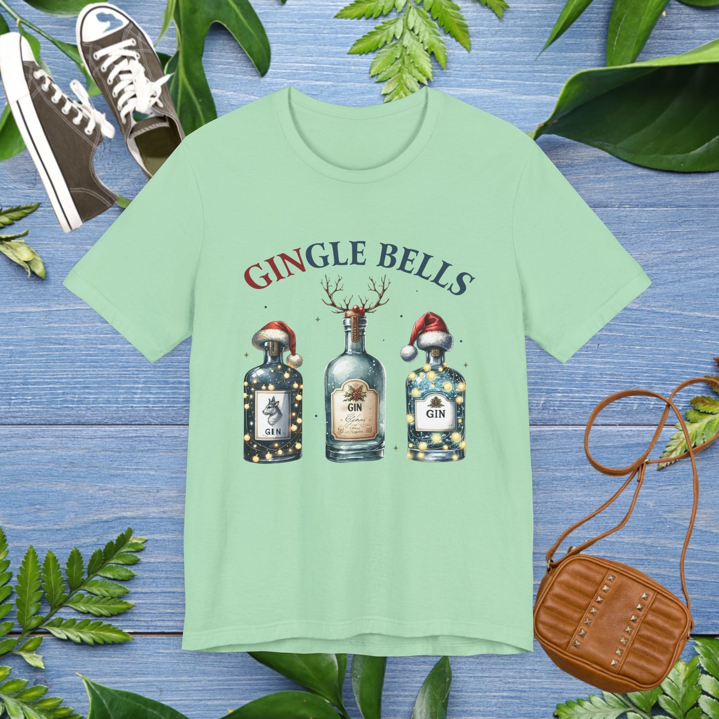 Gingle Bells Christmas Unisex Short-Sleeve T-shirt - furevermama