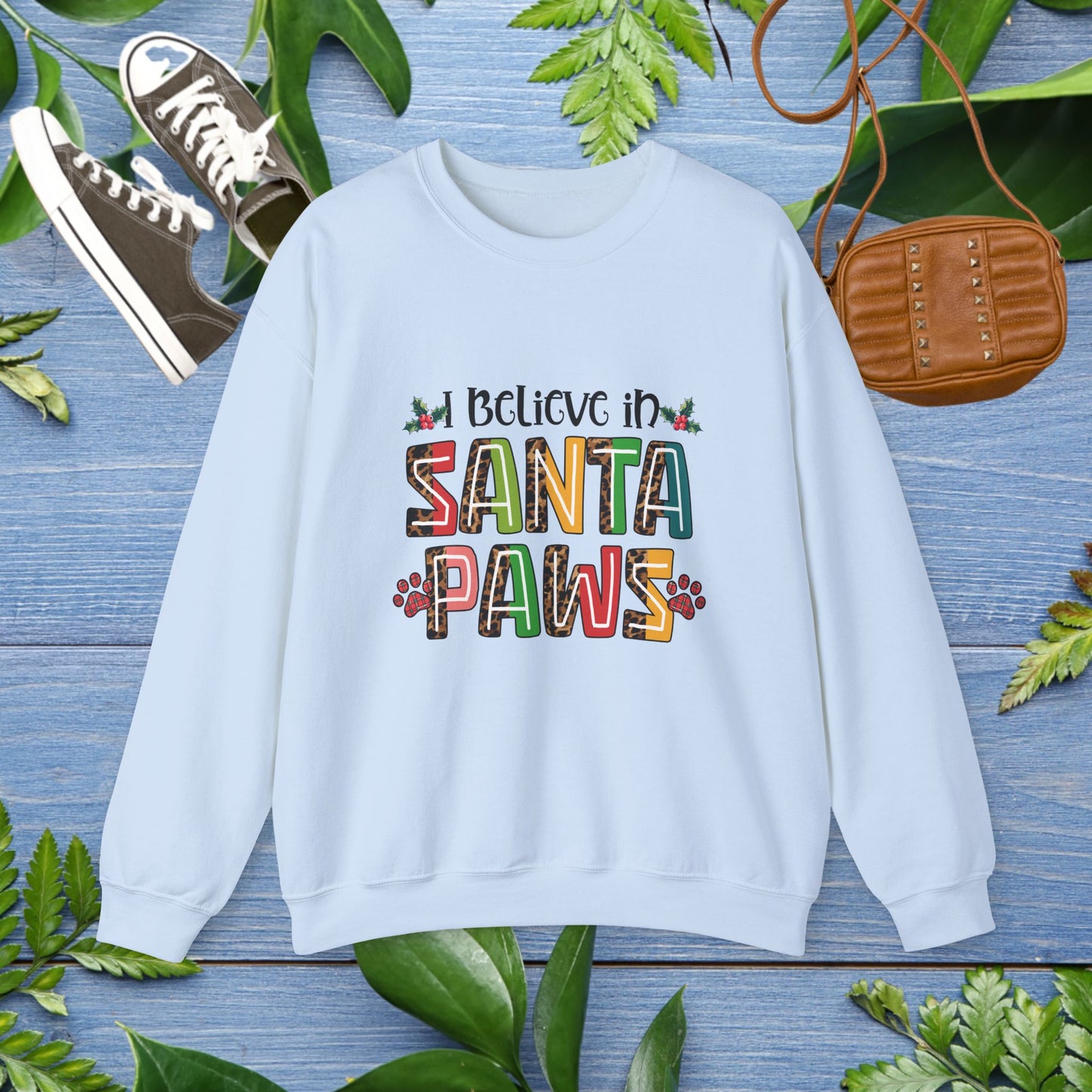 I Believe In Santa Paws Unisex Sweatshirt - furevermama