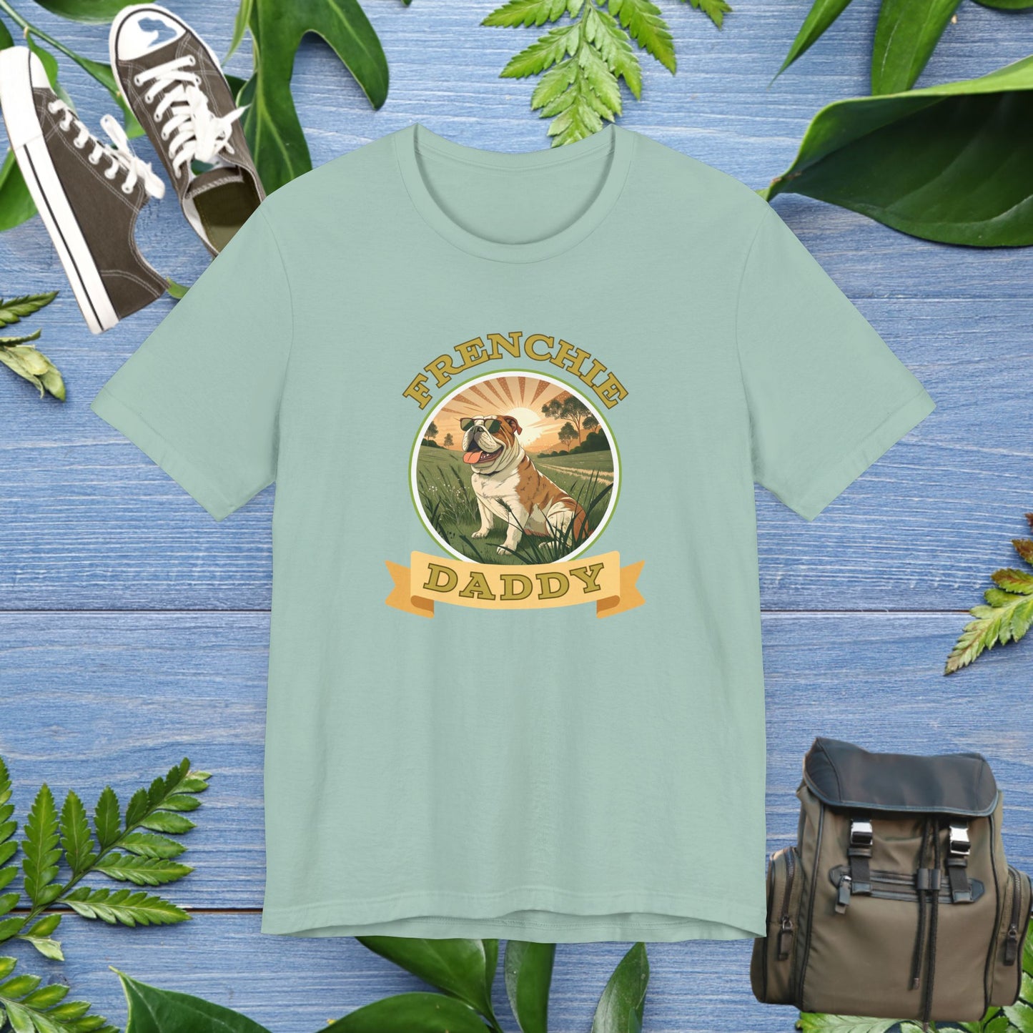 Best Frenchie Daddy T-Shirt - furevermama