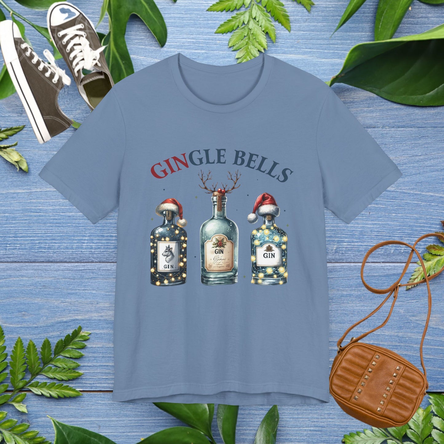 Gingle Bells Christmas Unisex Short-Sleeve T-shirt - furevermama