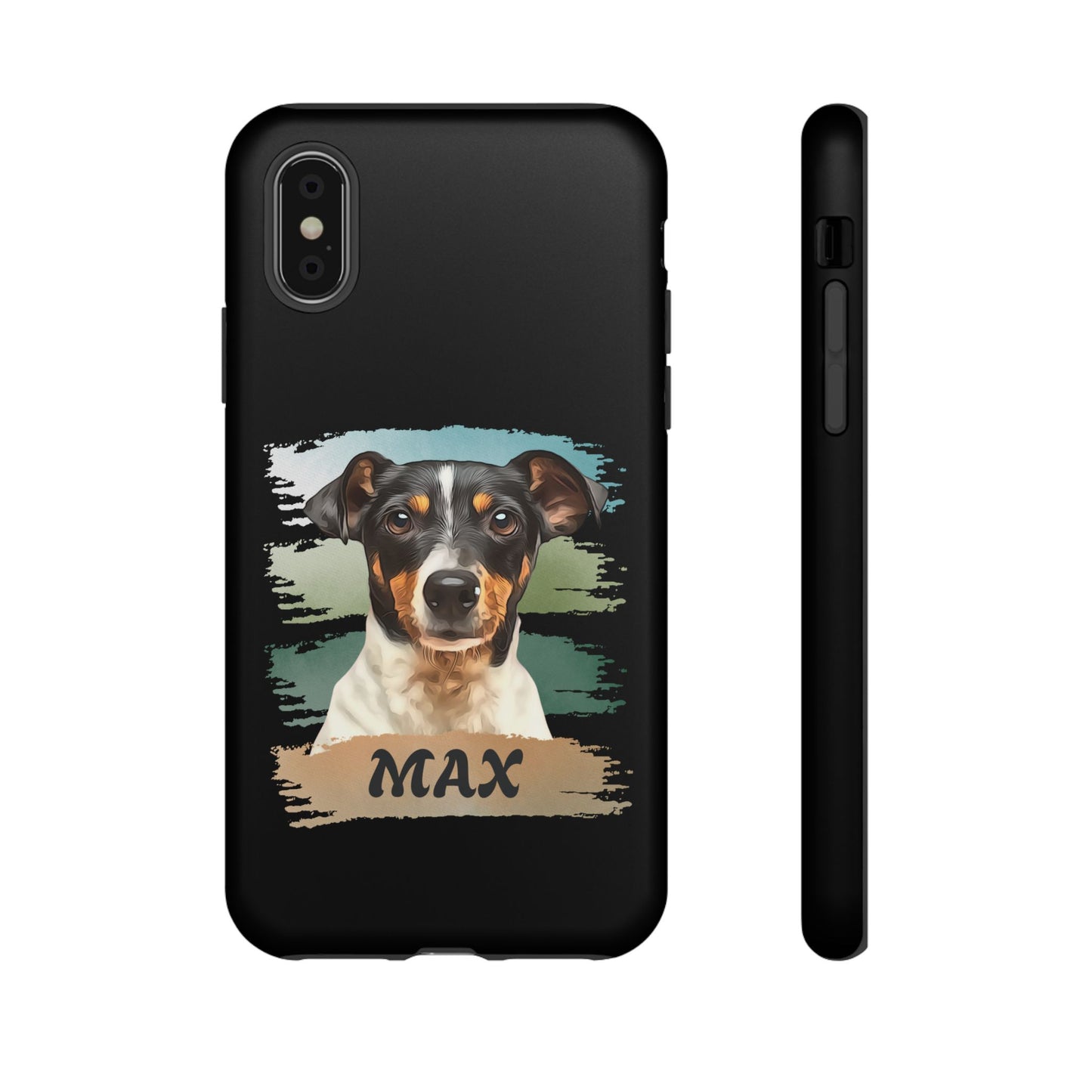 Custom Pet Portrait Phone Case, Green Brush Edition - furevermama