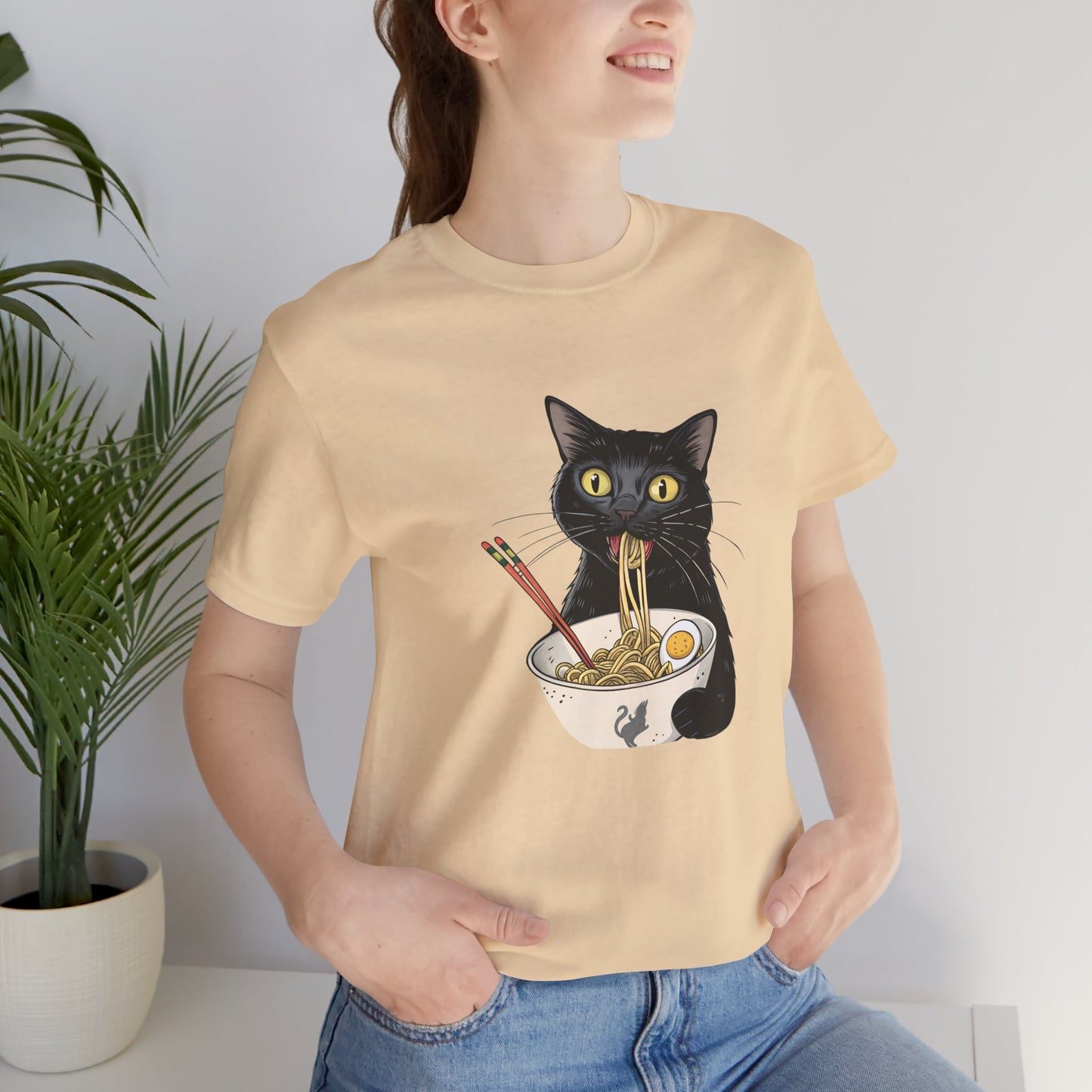 Cat Eating My Ramen T-Shirt - furevermama