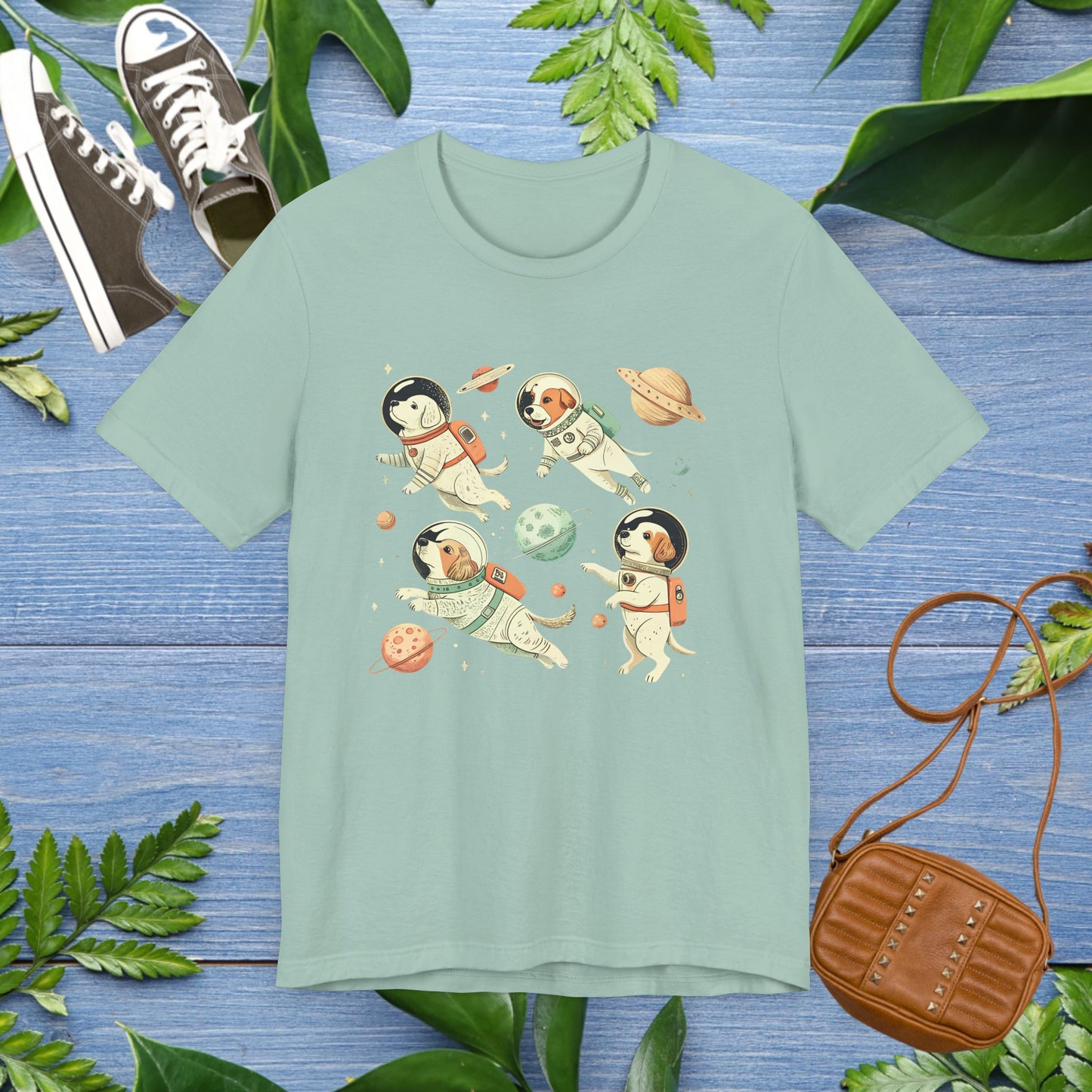 Astronaut Dog Unisex T-Shirt - furevermama