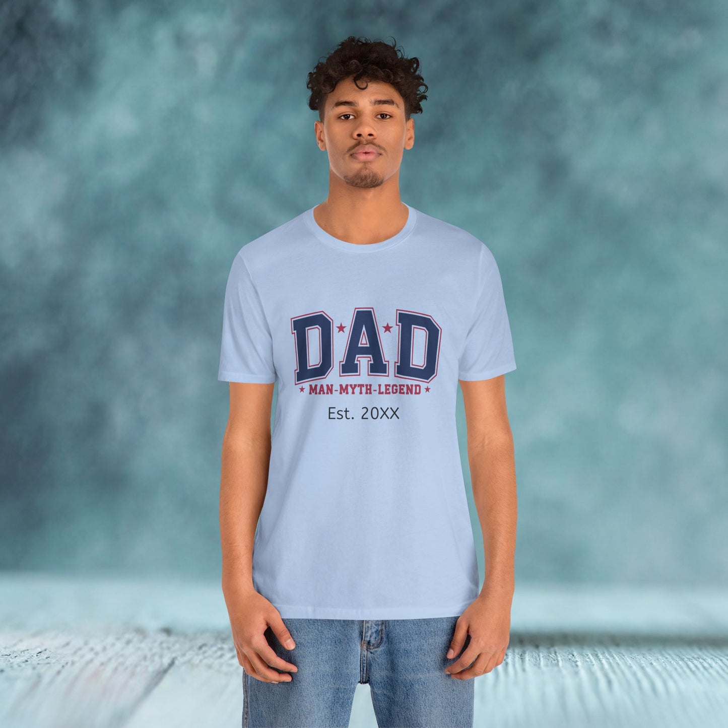Dad Man-Myth-Legend Unisex Jersey Tee - Perfect Father's Day Gift