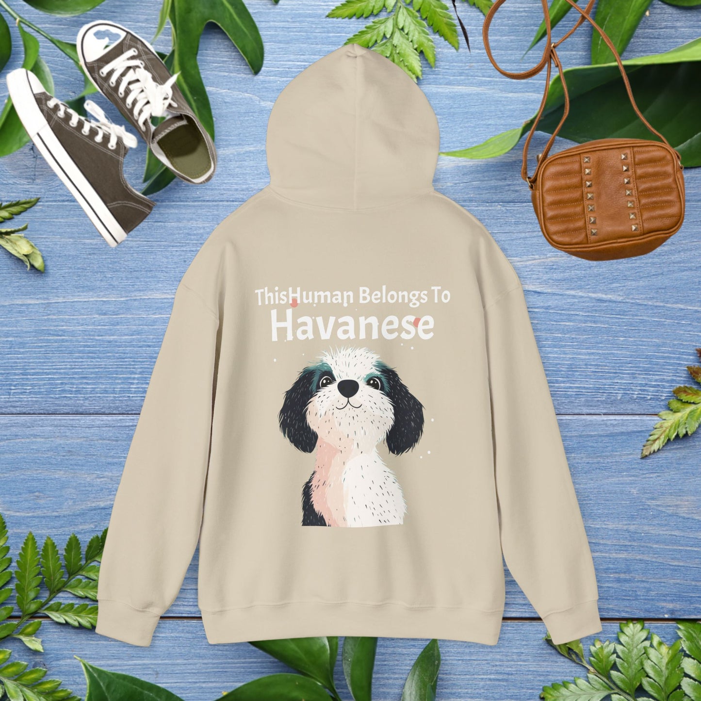 This Human Belongs To Havanese Unisex Hoodie - furevermama