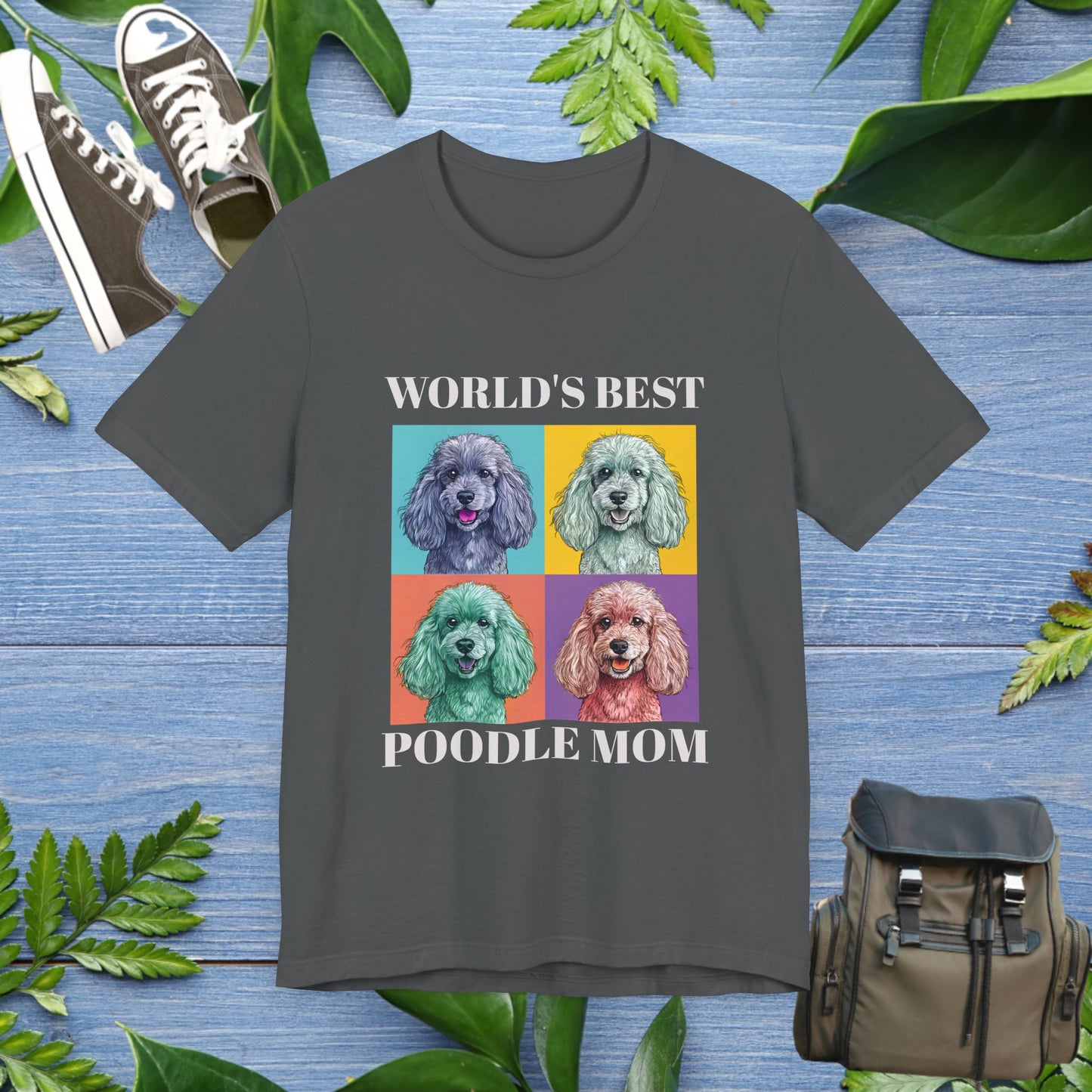 Poodle Color My Life T-Shirt - furevermama