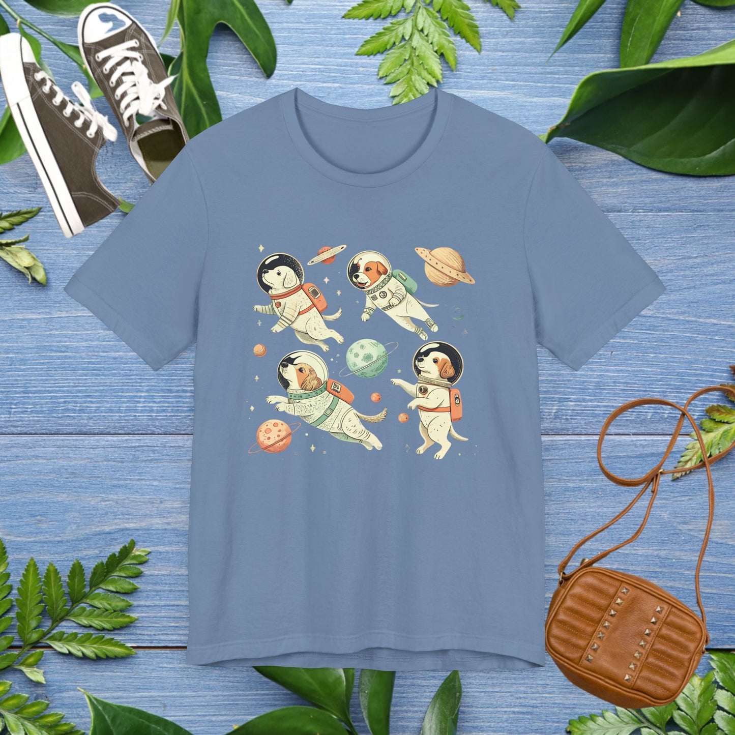 Astronaut Dog Unisex T-Shirt - furevermama