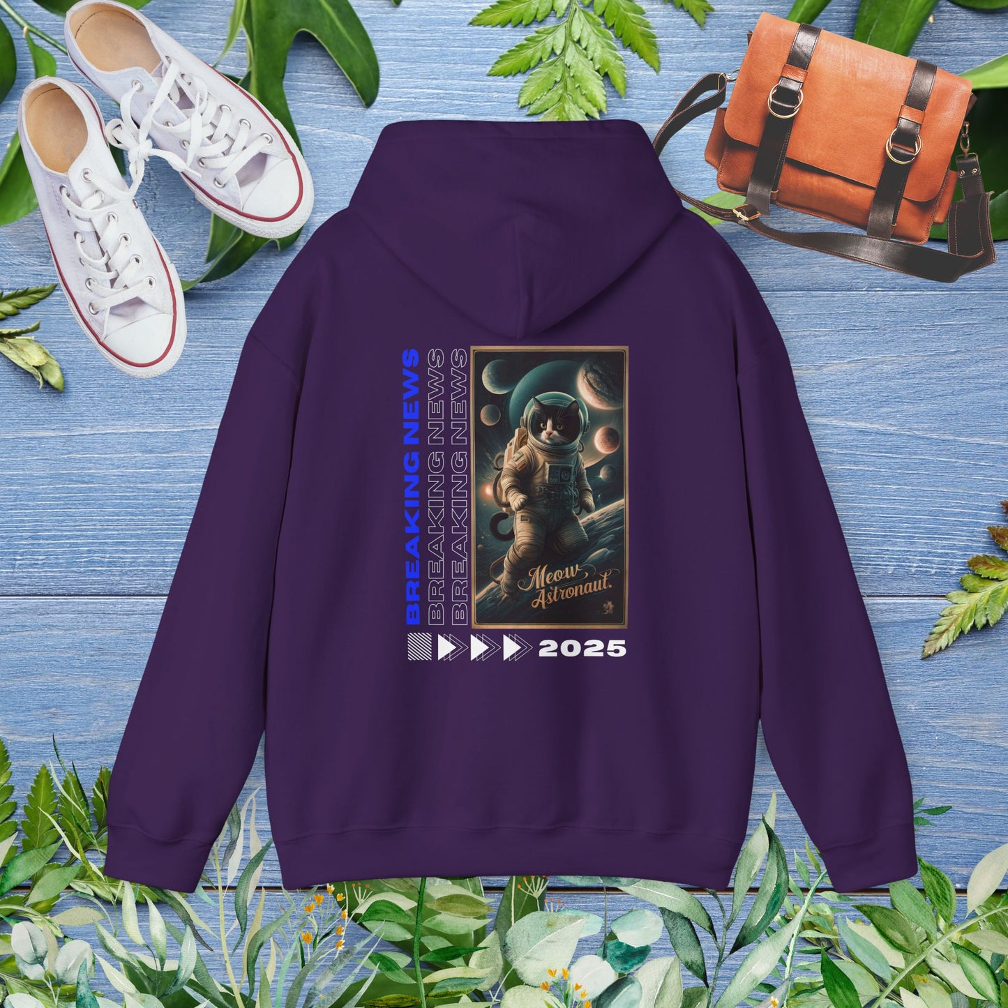 Astronaut Breaking News Hoodie - furevermama
