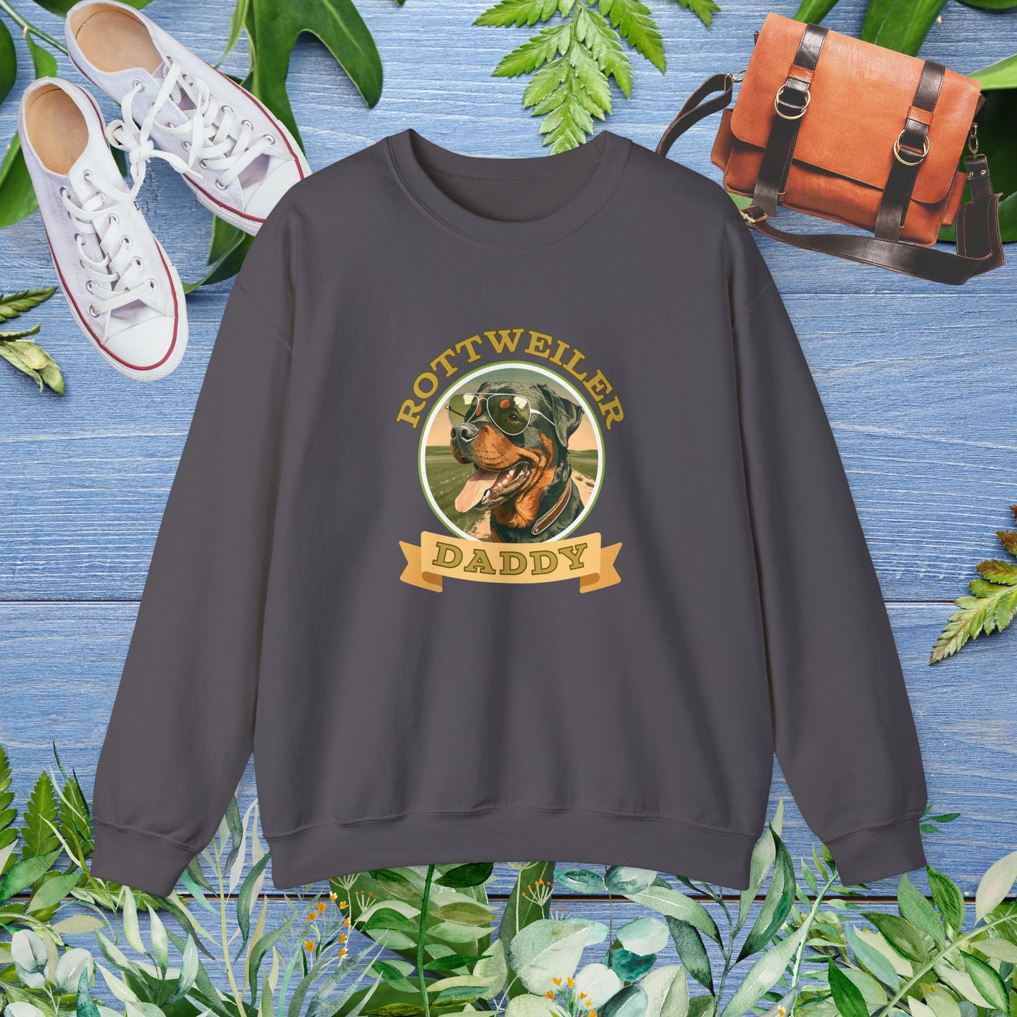 Rottweiler Daddy Sweatshirt - furevermama
