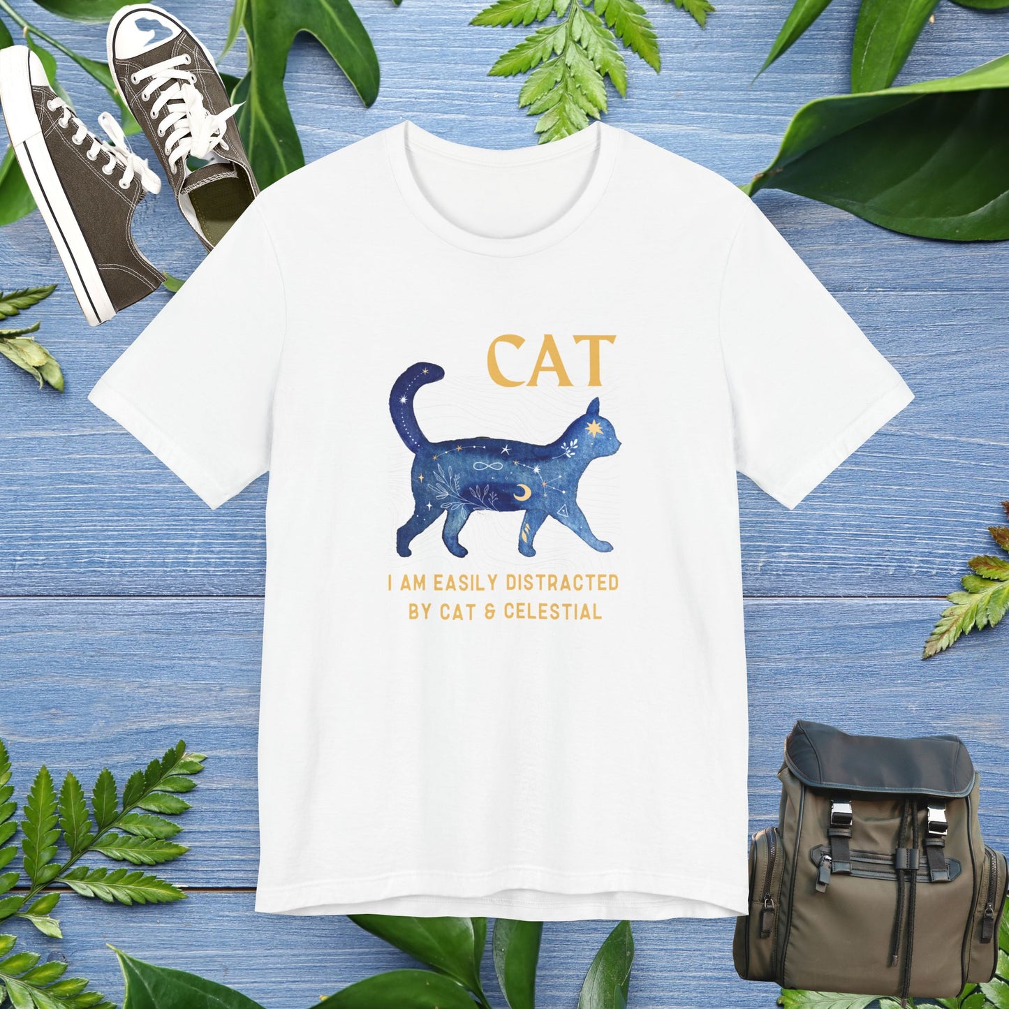 Cat and Celestial T-Shirt - furevermama