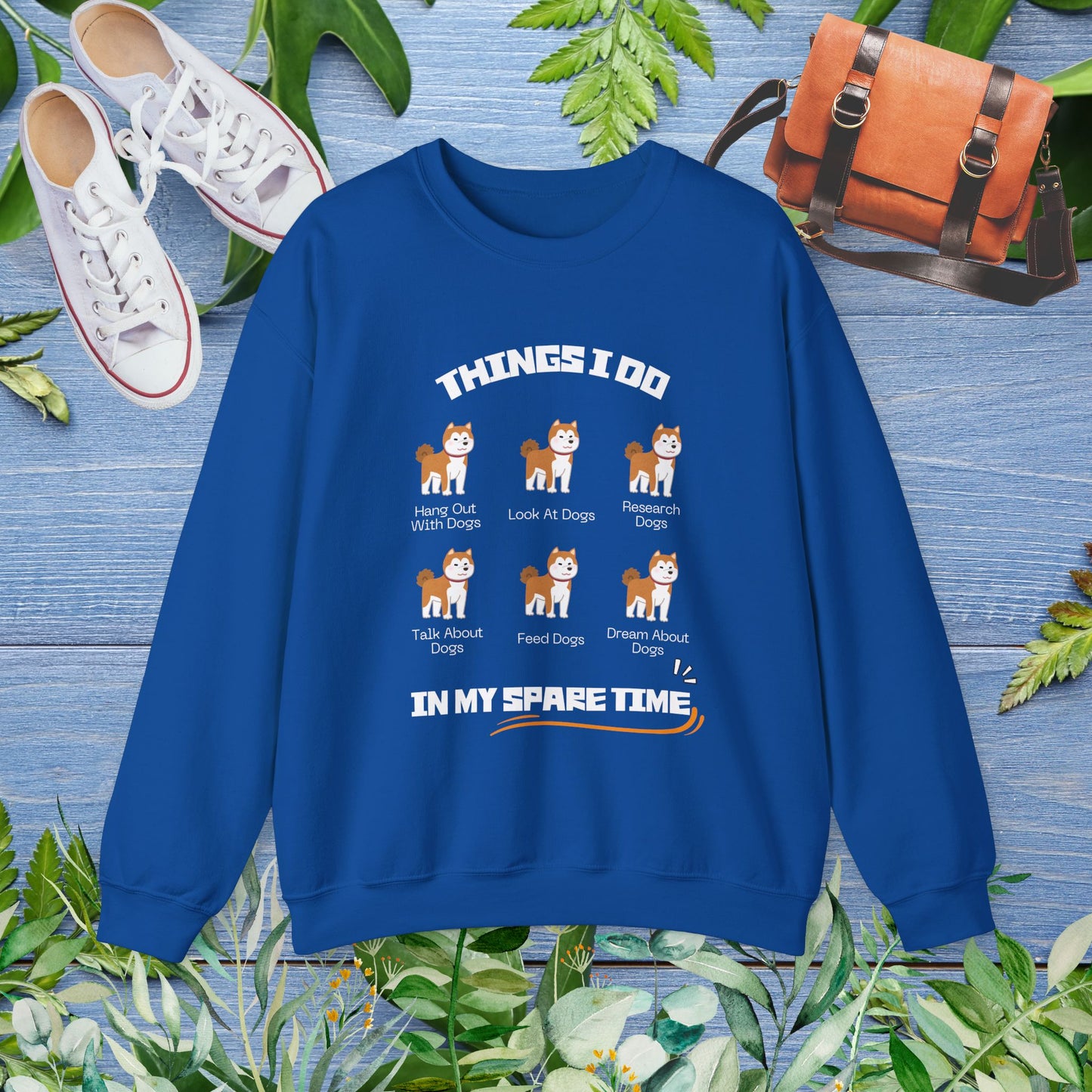 Things I Do In My Spare Time Unisex Heavy Blend™ Crewneck Sweatshirt - furevermama
