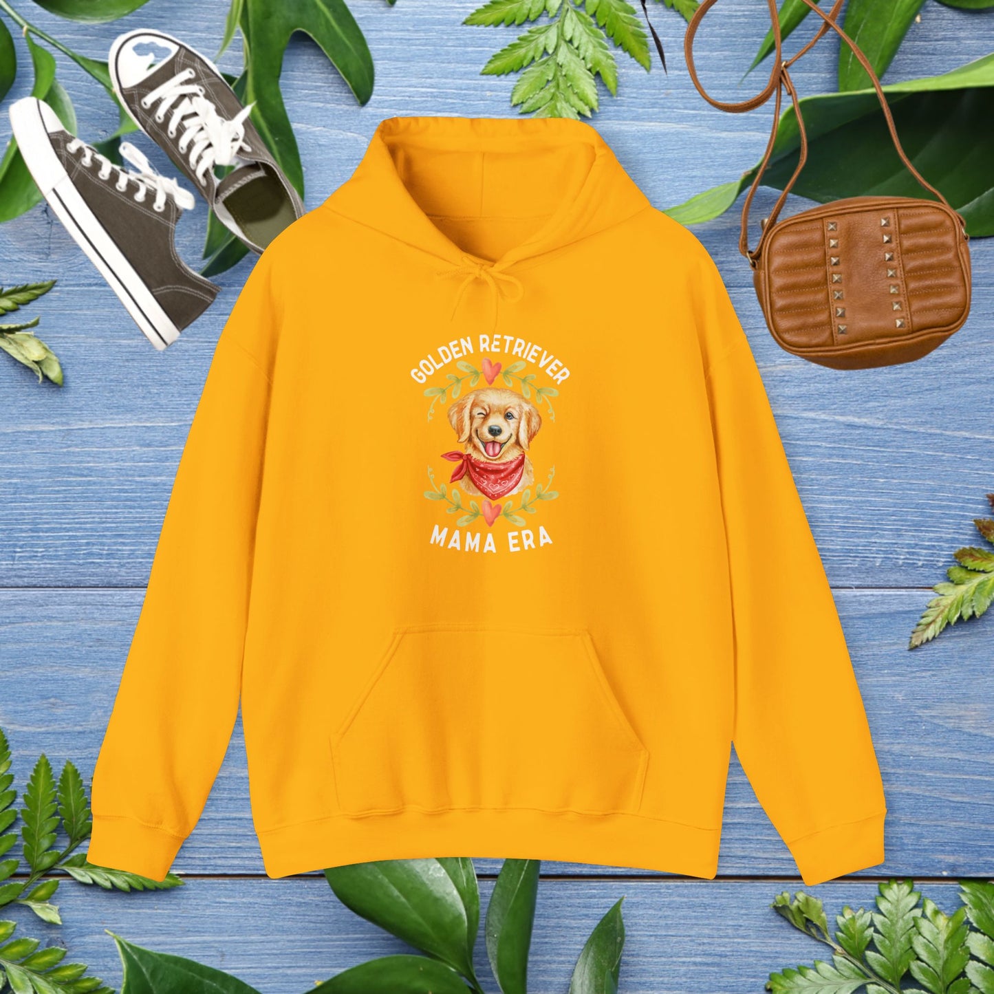 Golden Retriever Mom Era Hoodie - furevermama